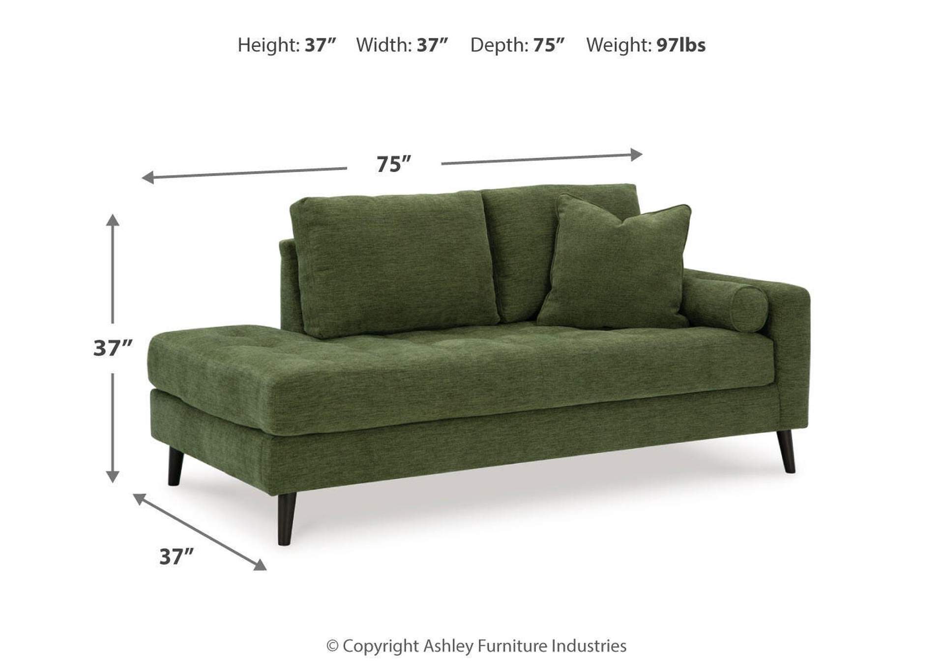 Bixler Right-Arm Facing Corner Chaise image 10