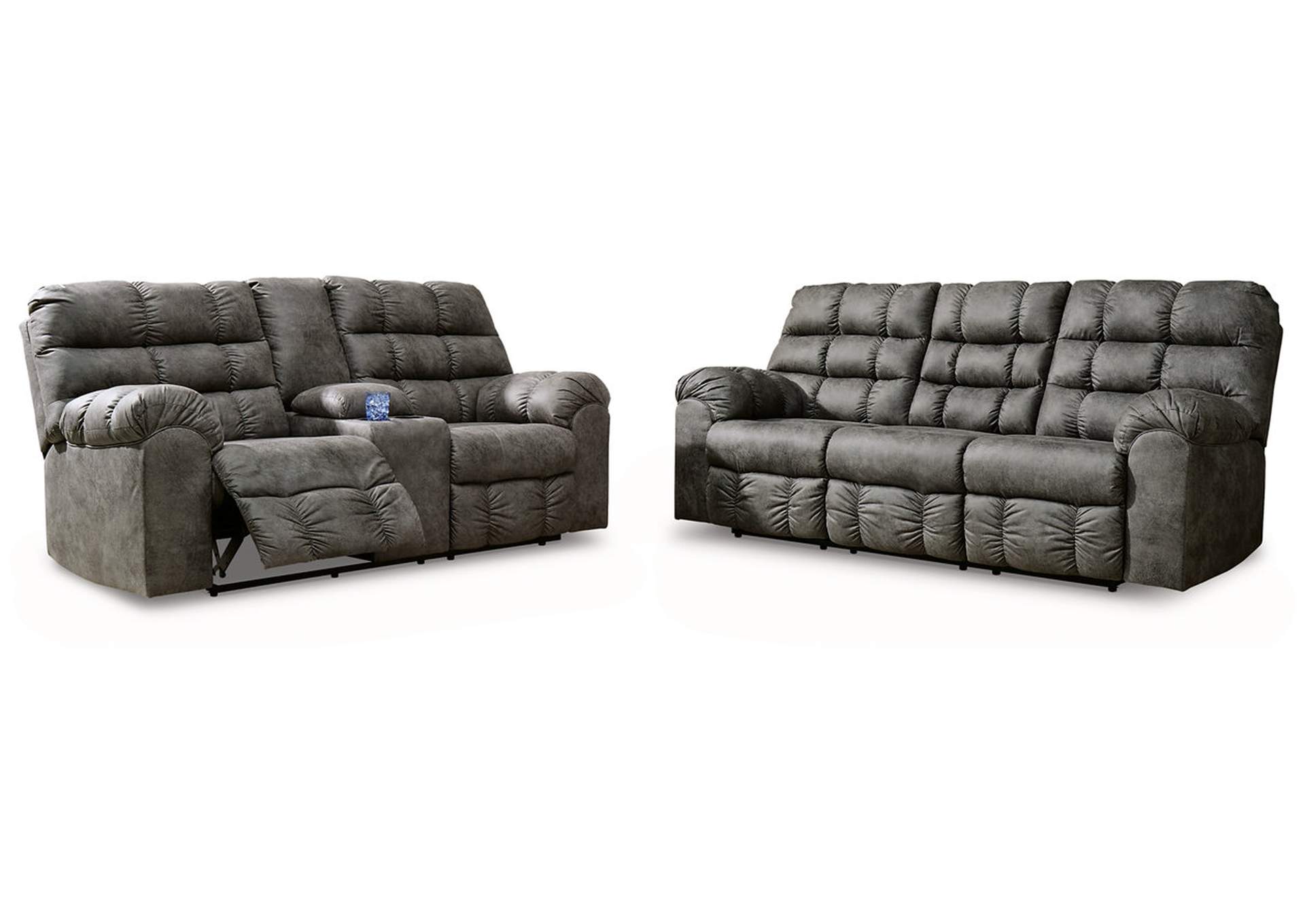 Derwin Sofa and Loveseat image 1