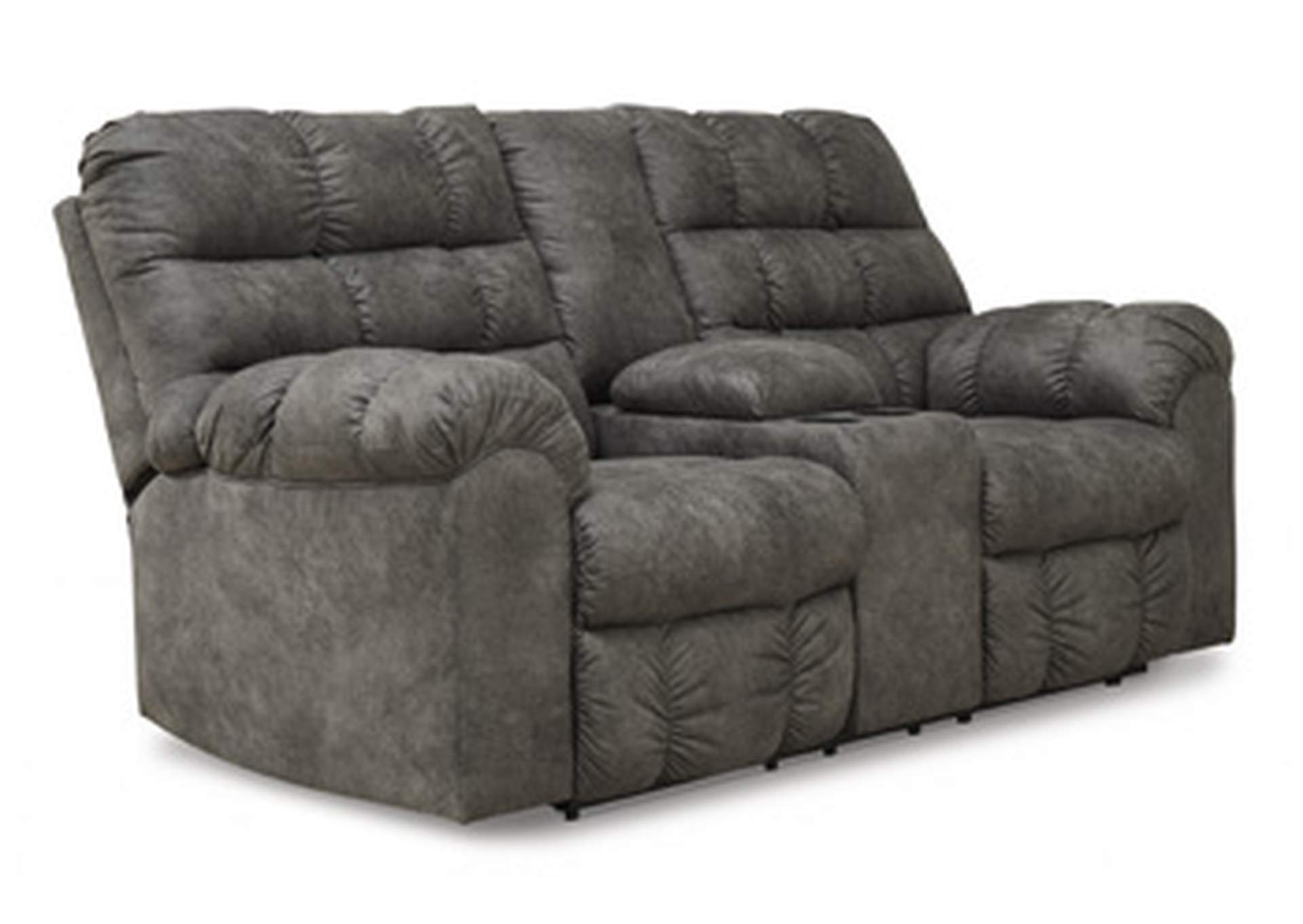 Derwin Reclining Loveseat with Console image 7