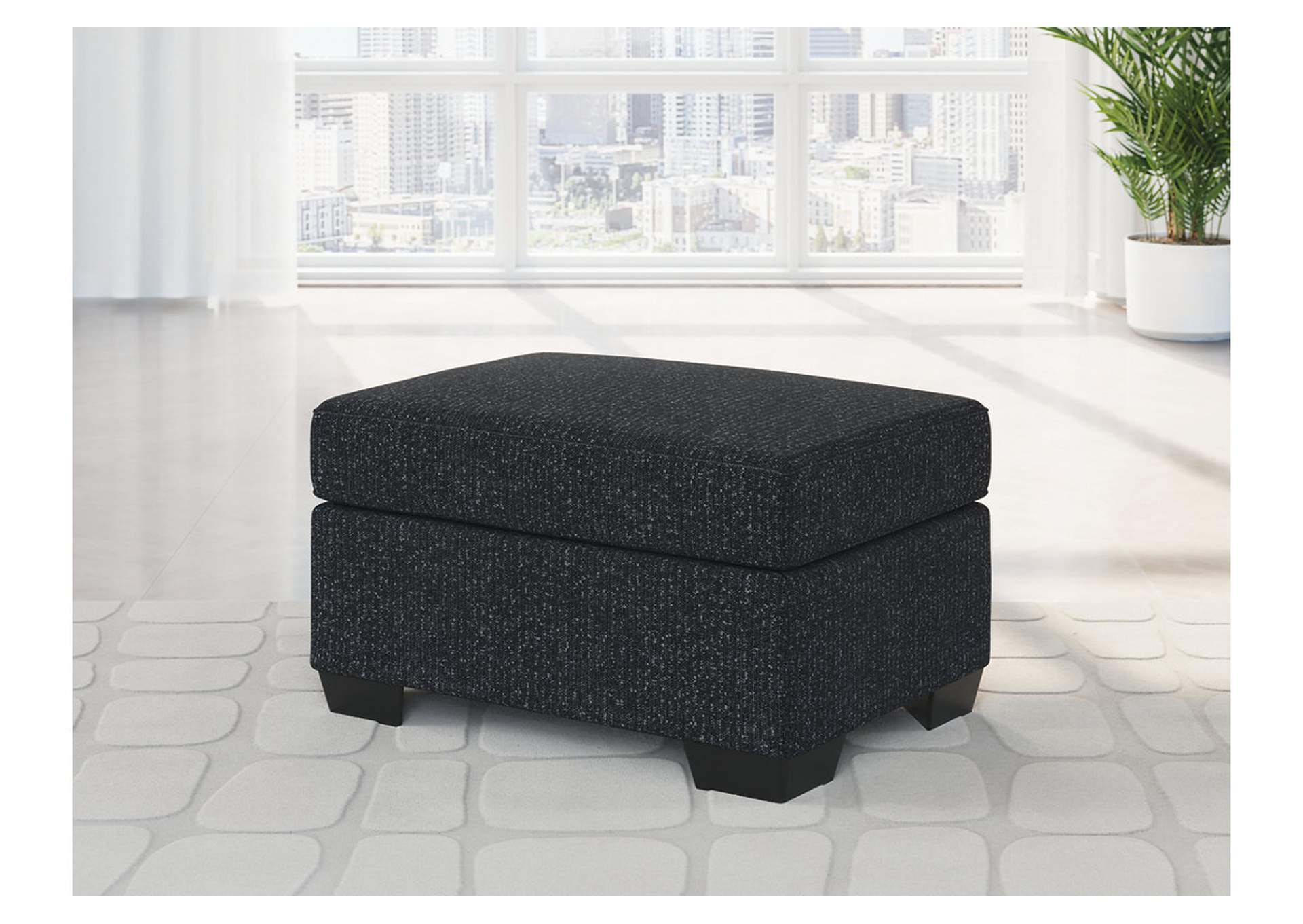 Jasmine Peaks Ottoman image 2
