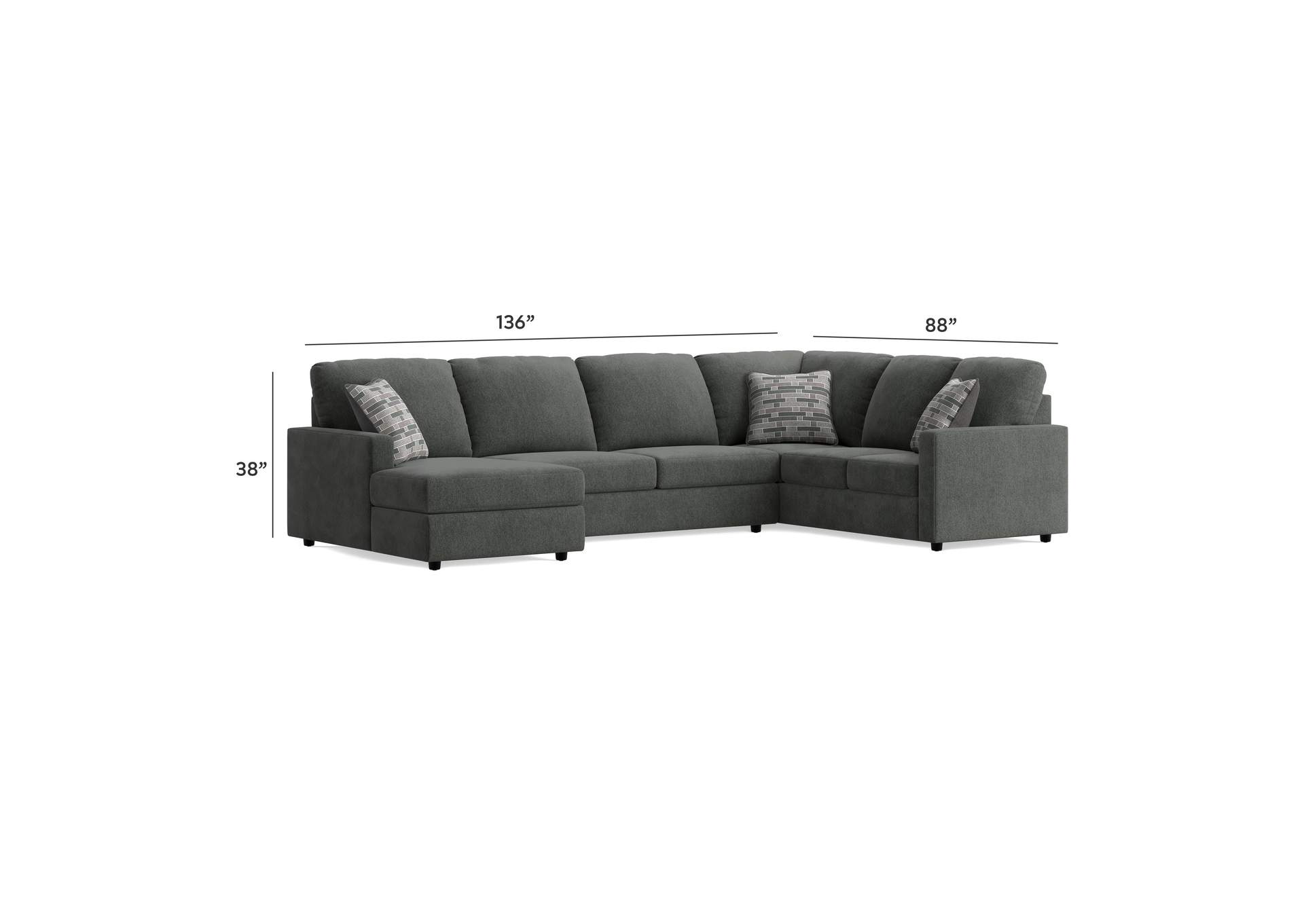 Edenfield 3-Piece Sectional with Chaise image 12