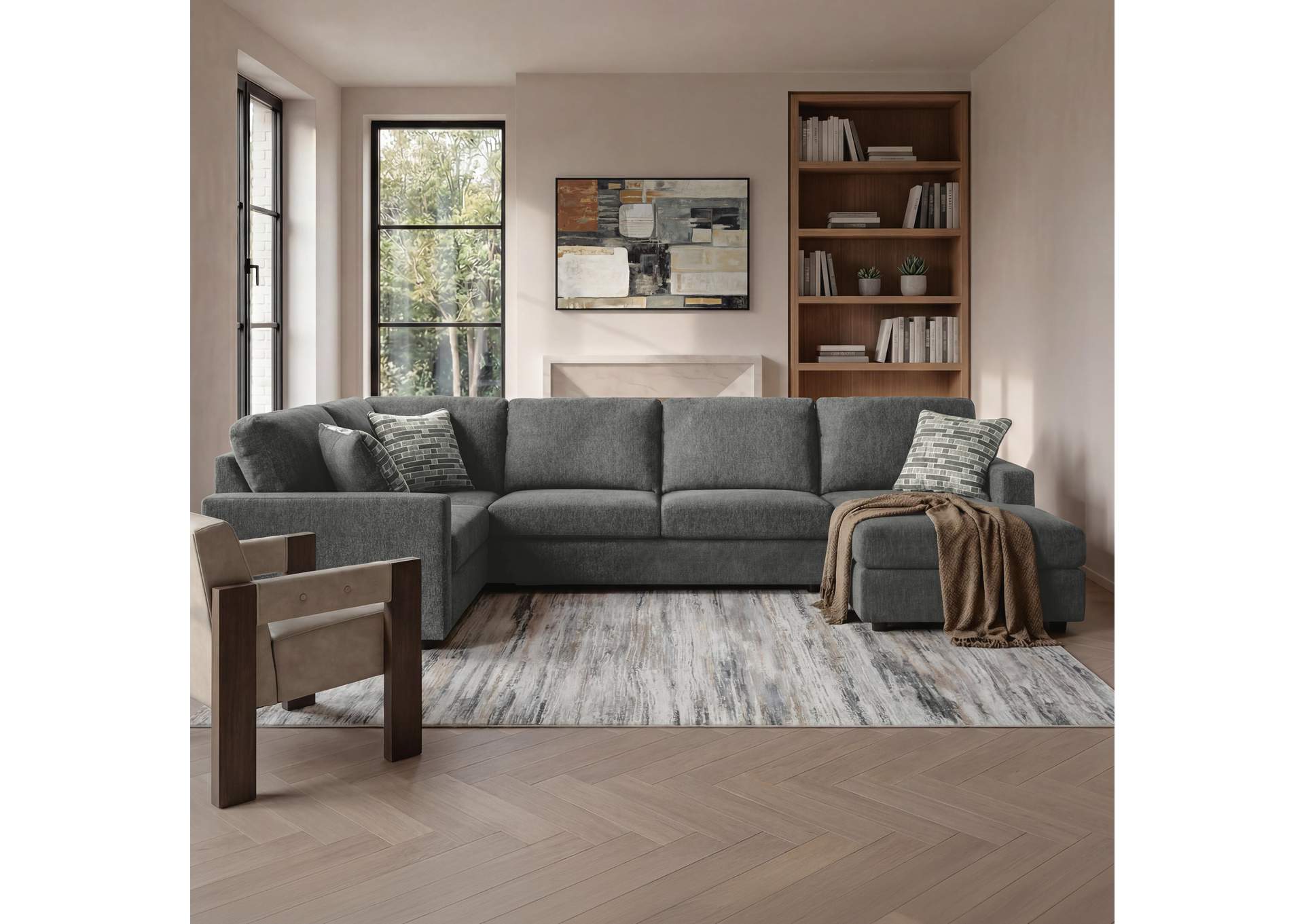 Edenfield 3-Piece Sectional with Chaise image 5