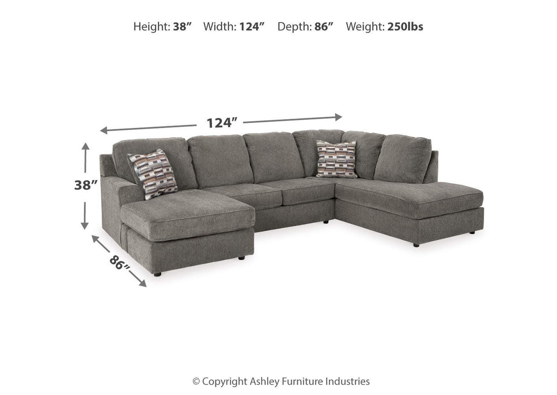 O'Phannon 2-Piece Sectional with Ottoman image 7