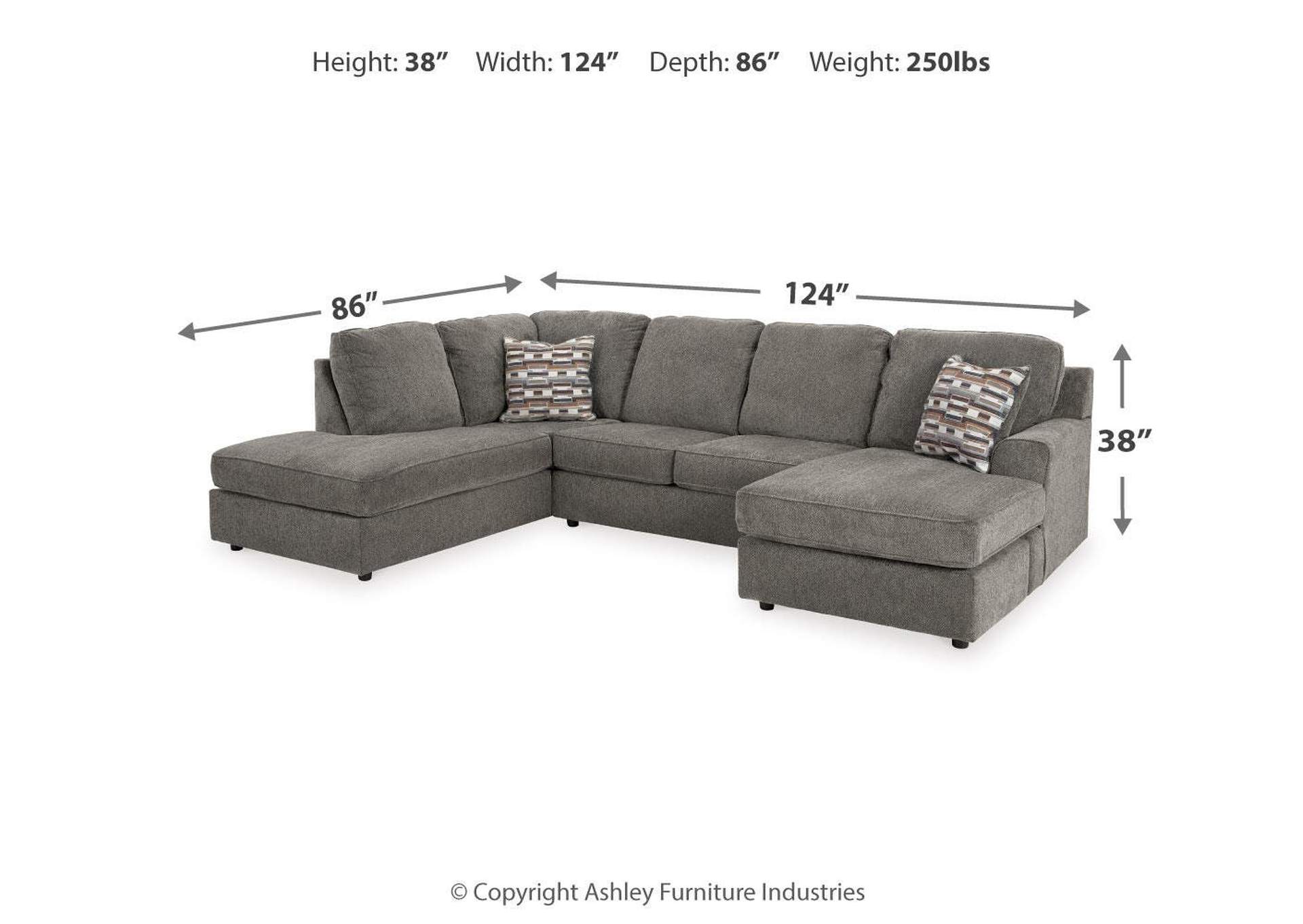 O'Phannon 2-Piece Sectional with Ottoman image 8