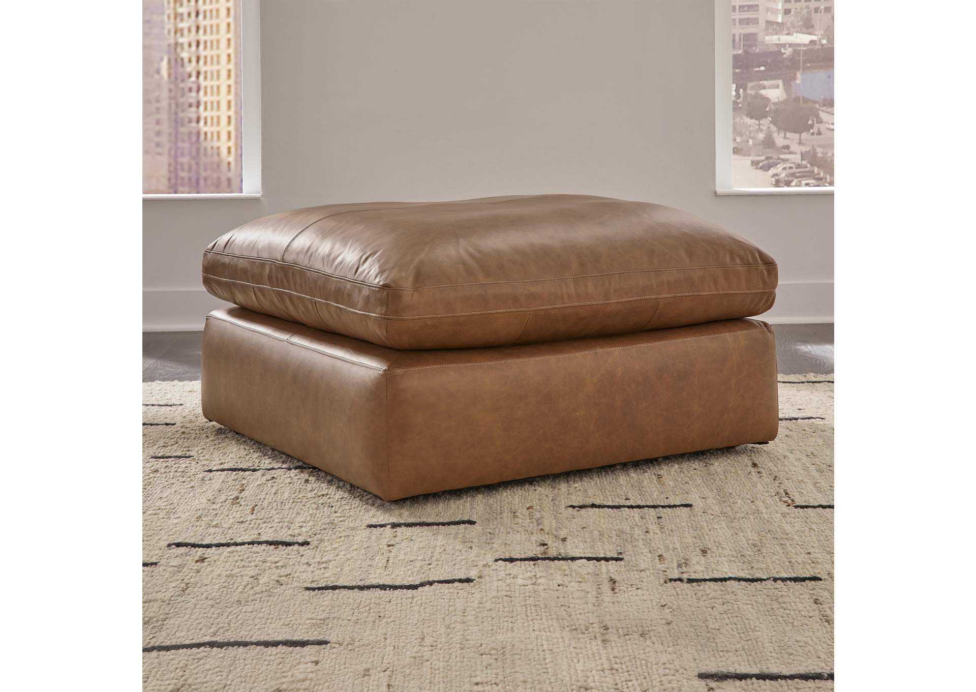 Emilia Oversized Accent Ottoman image 2
