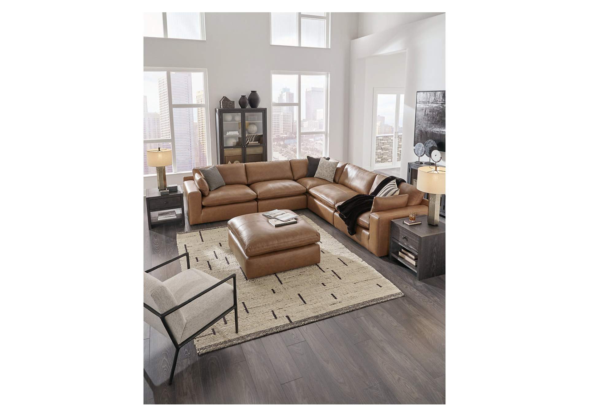 Emilia 5-Piece Sectional image 14