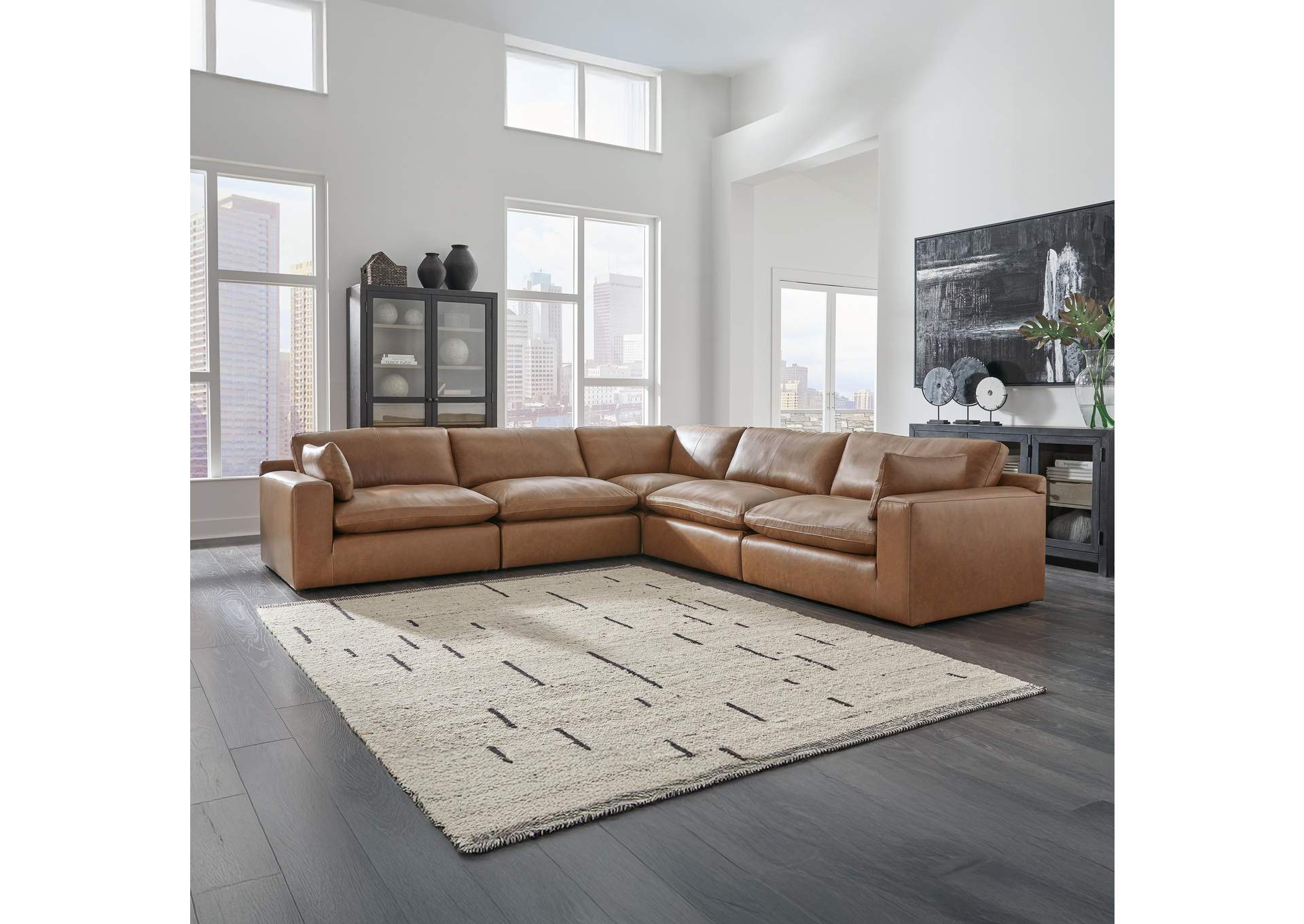 Emilia 5-Piece Sectional image 2