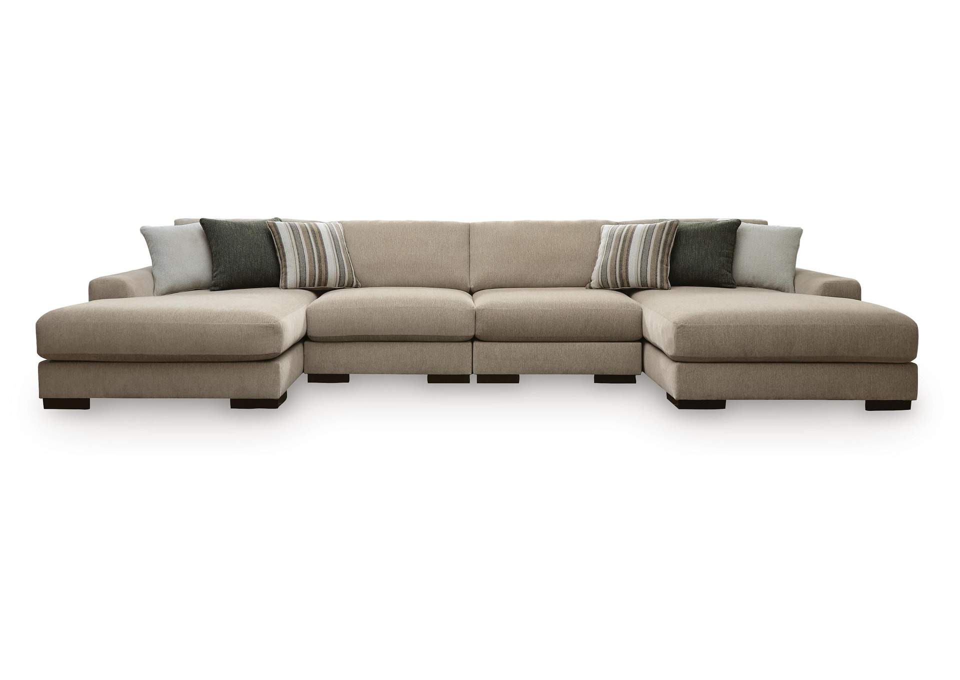Linenhause 4-Piece Double Chaise Sectional image 1
