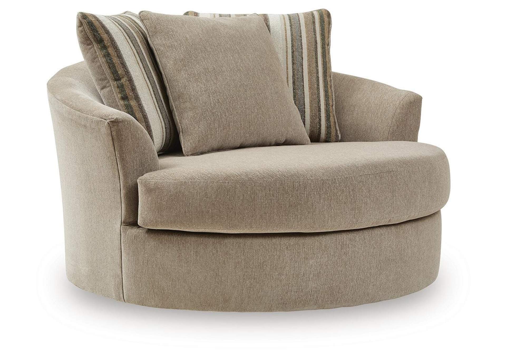 Linenhause Oversized Swivel Accent Chair image 1