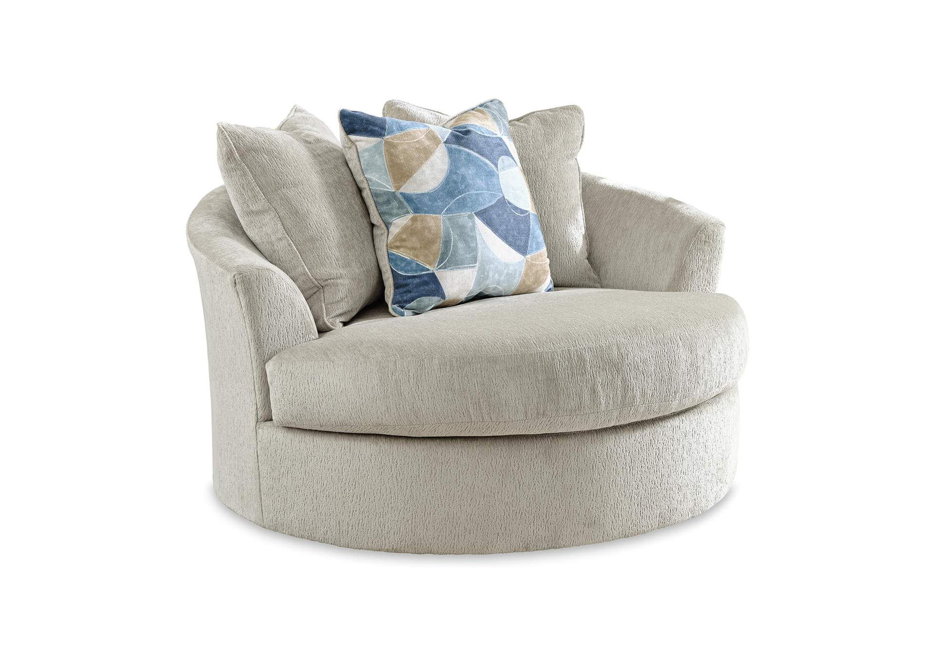Maxon Place Oversized Swivel Accent Chair image 3