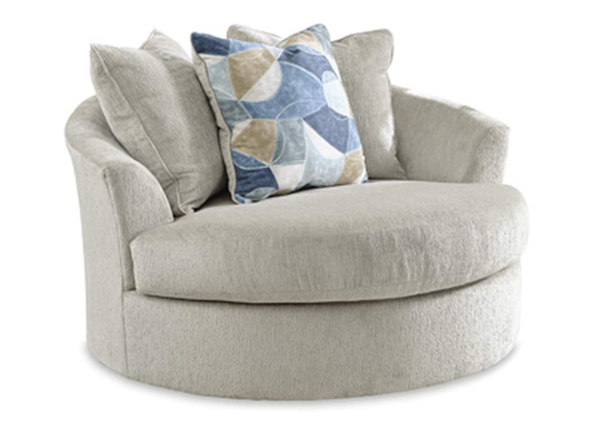 Maxon Place Oversized Swivel Accent Chair image 4