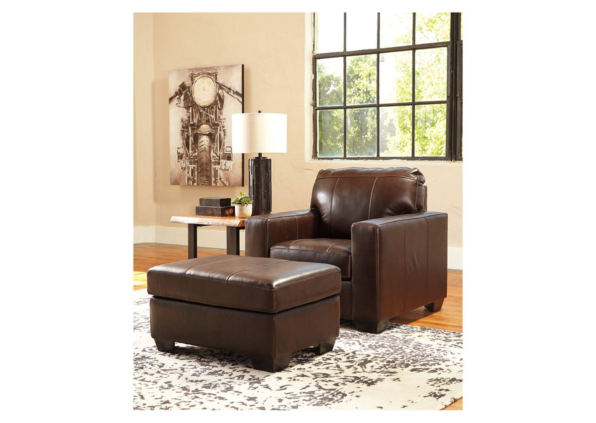Morelos Chair and Ottoman