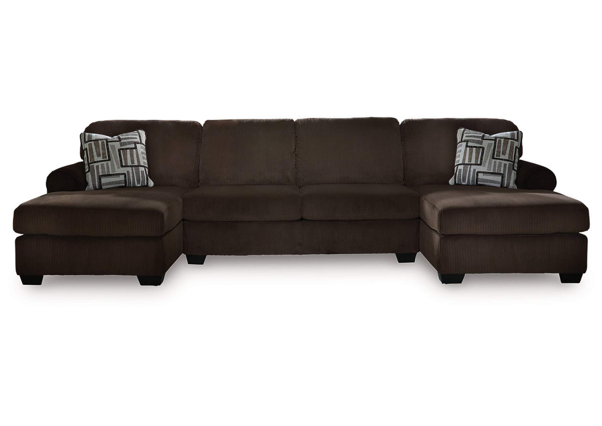 Kimlee 3-Piece Sectional with Double Chaise image 1