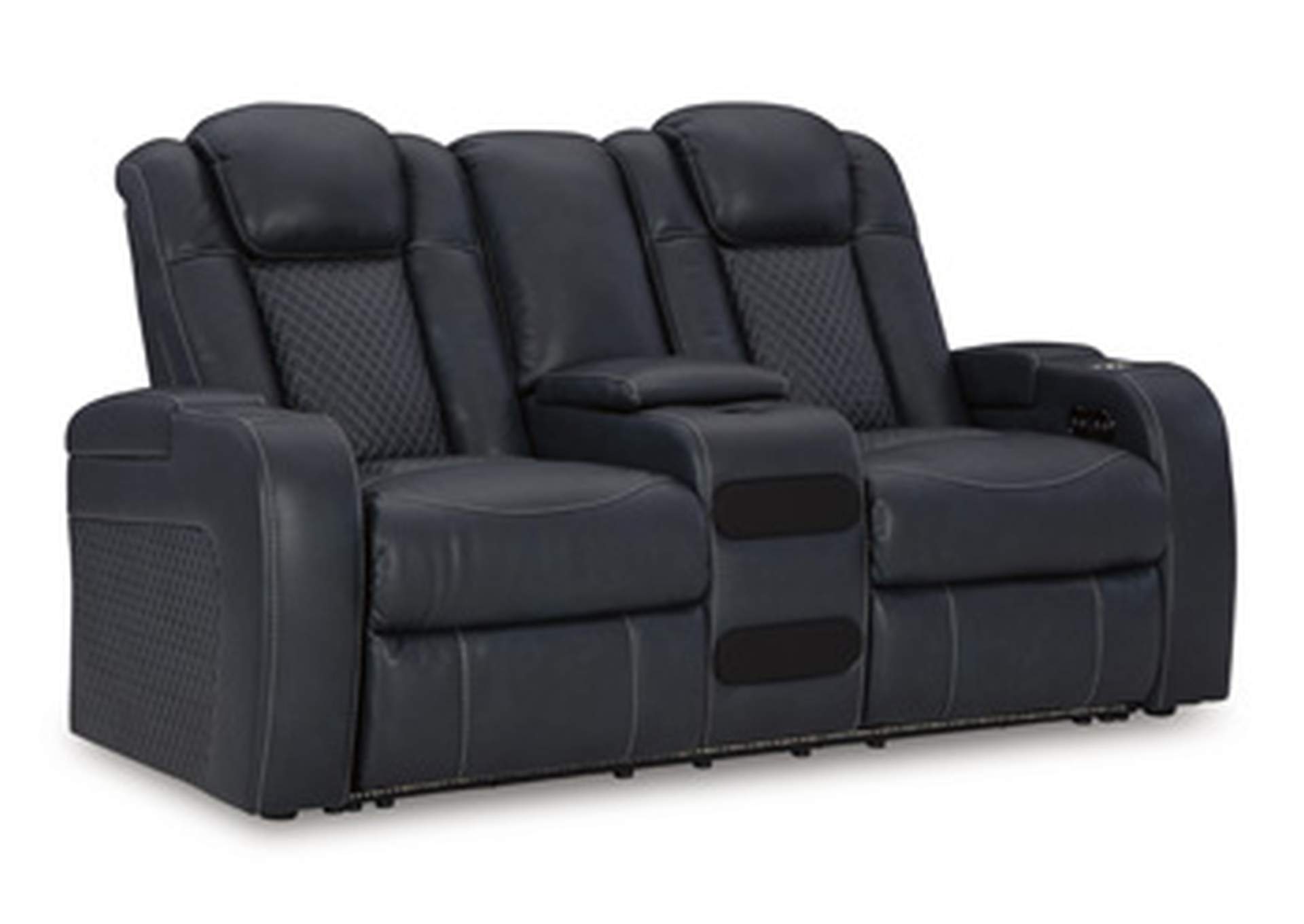 Fyne-Dyme Power Reclining Loveseat with Console image 3