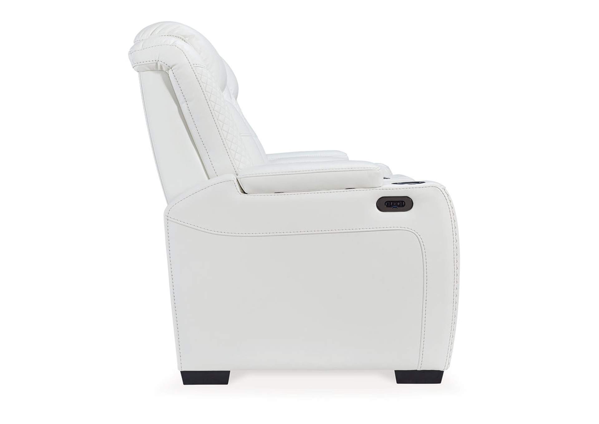 Party Time Power Reclining Loveseat with Console