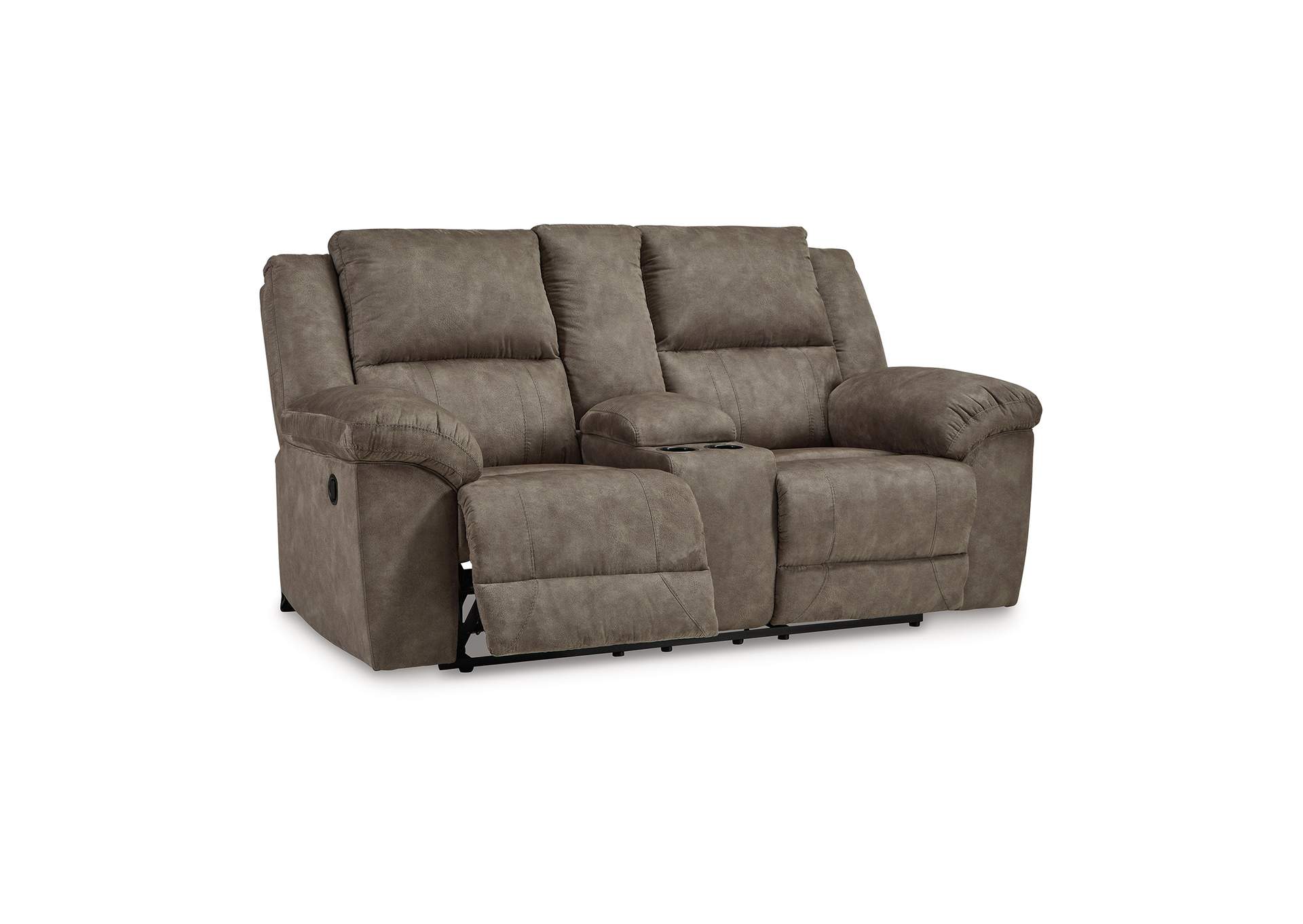 Laresview Reclining Loveseat with Console image 9