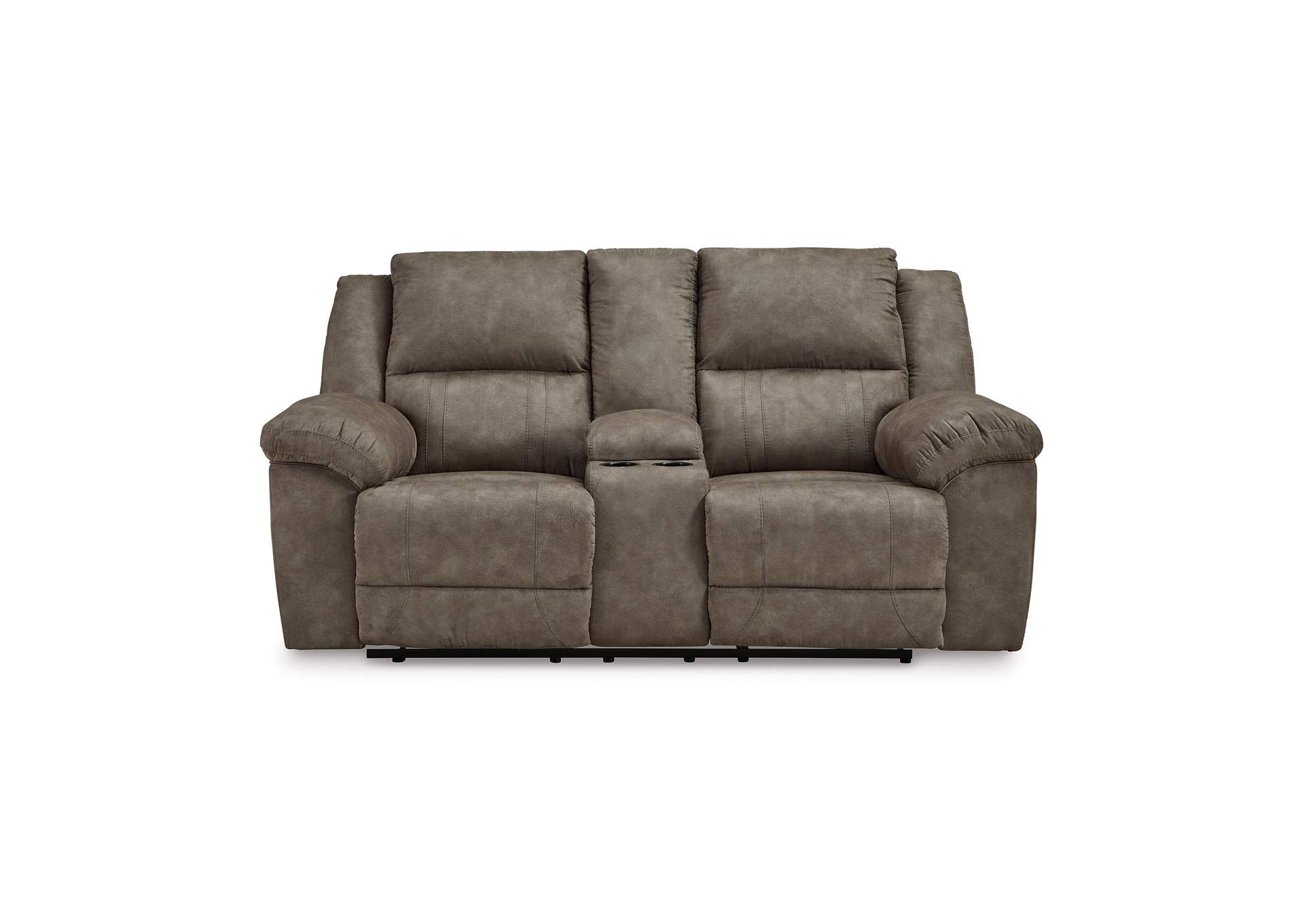 Laresview Reclining Loveseat with Console image 2