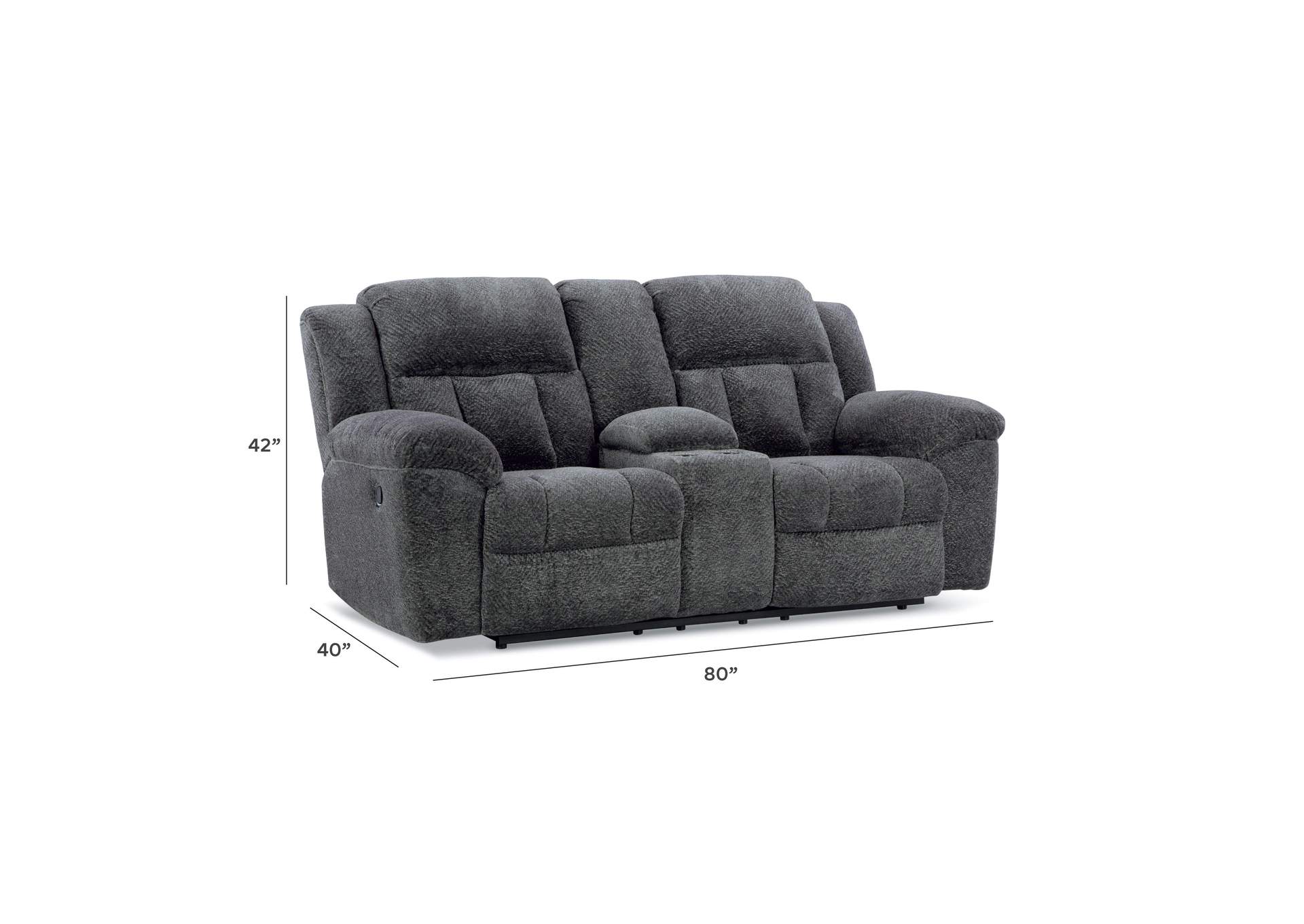Frohn Reclining Loveseat with Console image 10