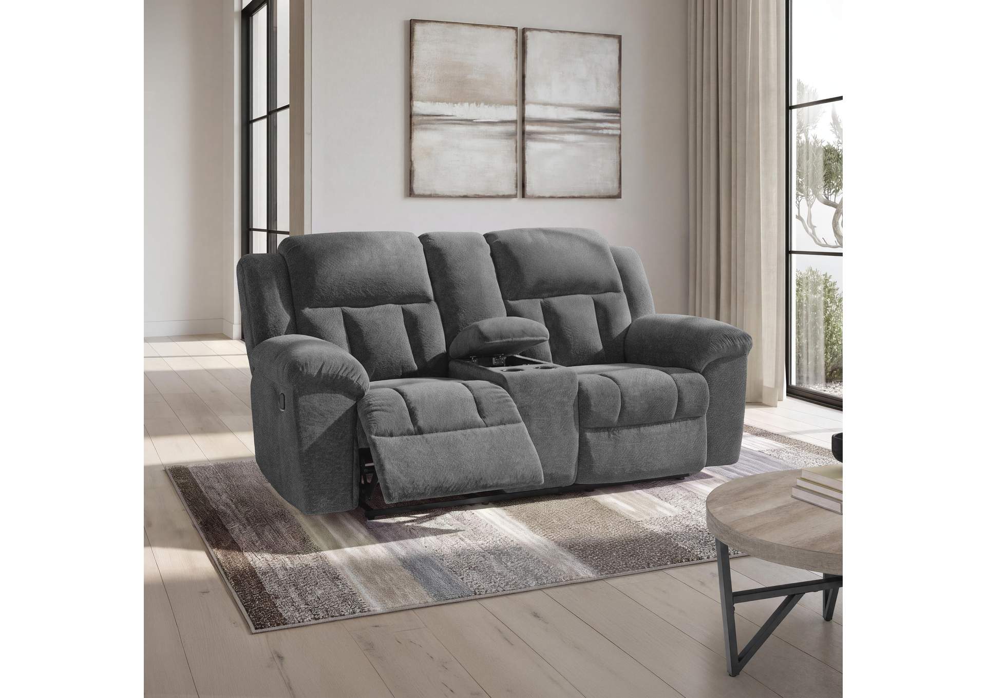 Frohn Reclining Loveseat with Console image 6