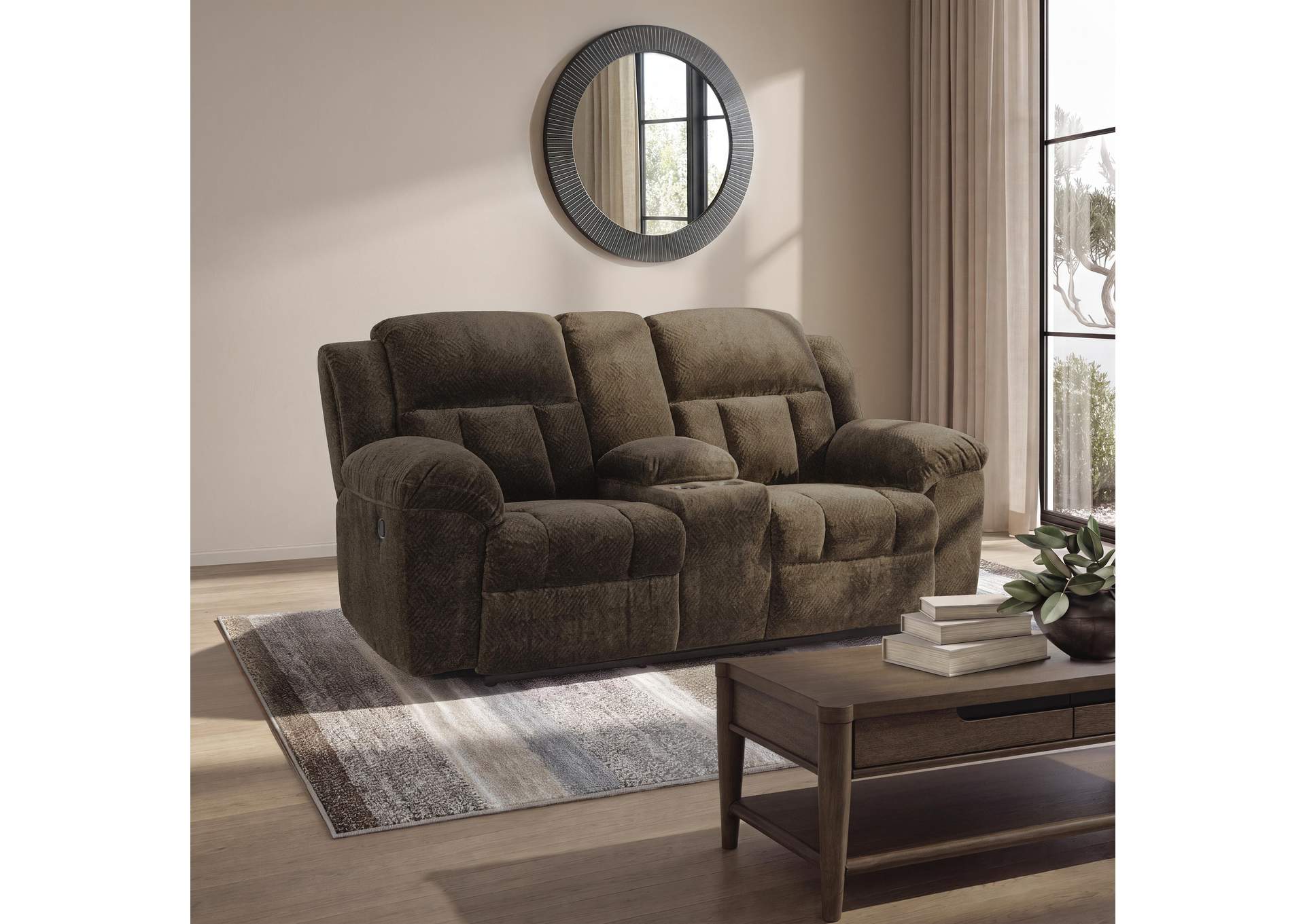 Frohn Reclining Loveseat with Console image 7