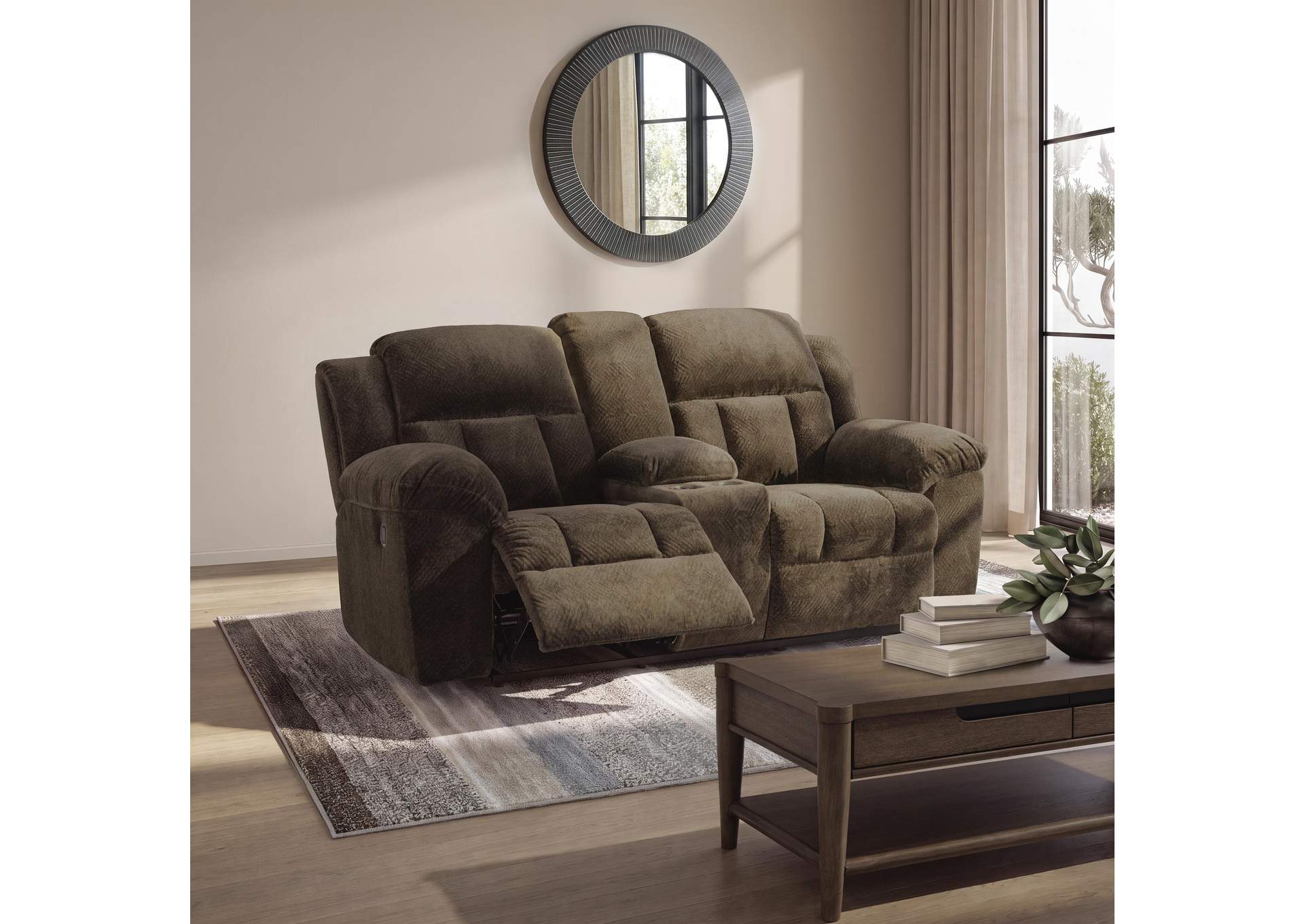 Frohn Reclining Loveseat with Console image 4