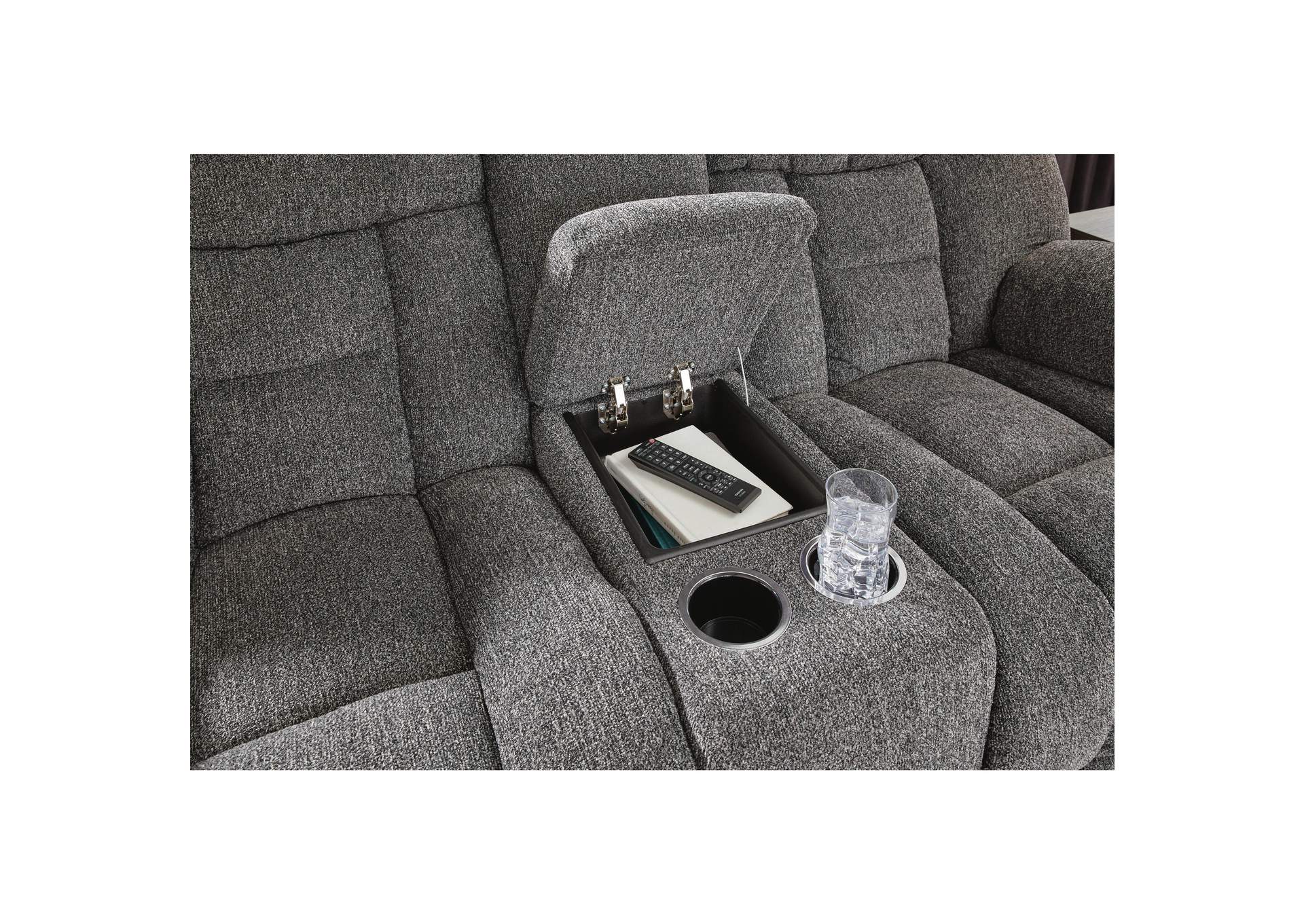 Foreside Reclining Loveseat with Console image 9