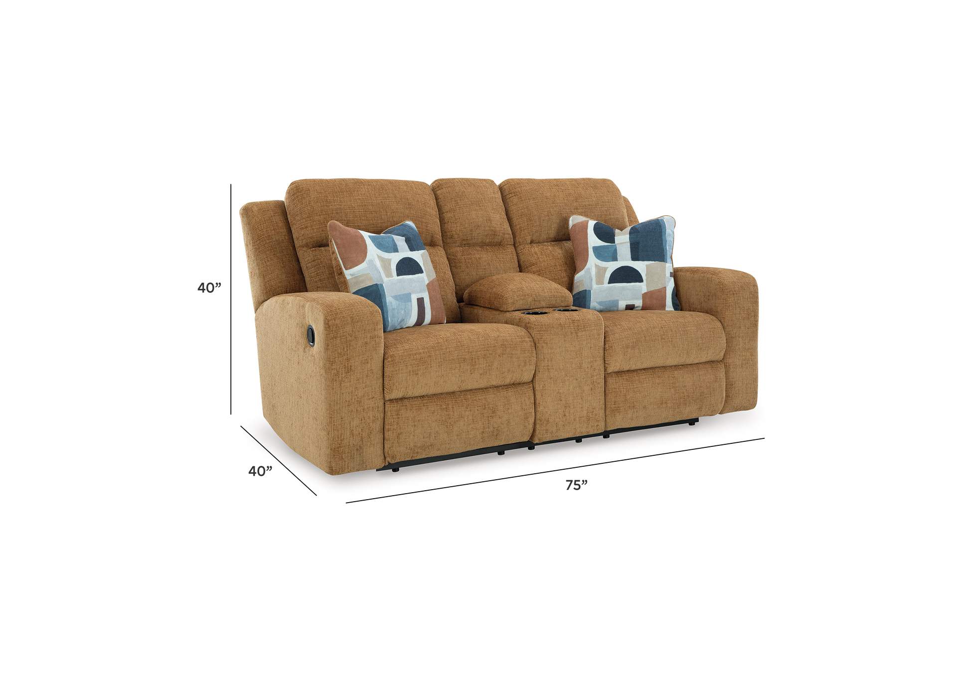 Kanlow Reclining Loveseat with Console image 9