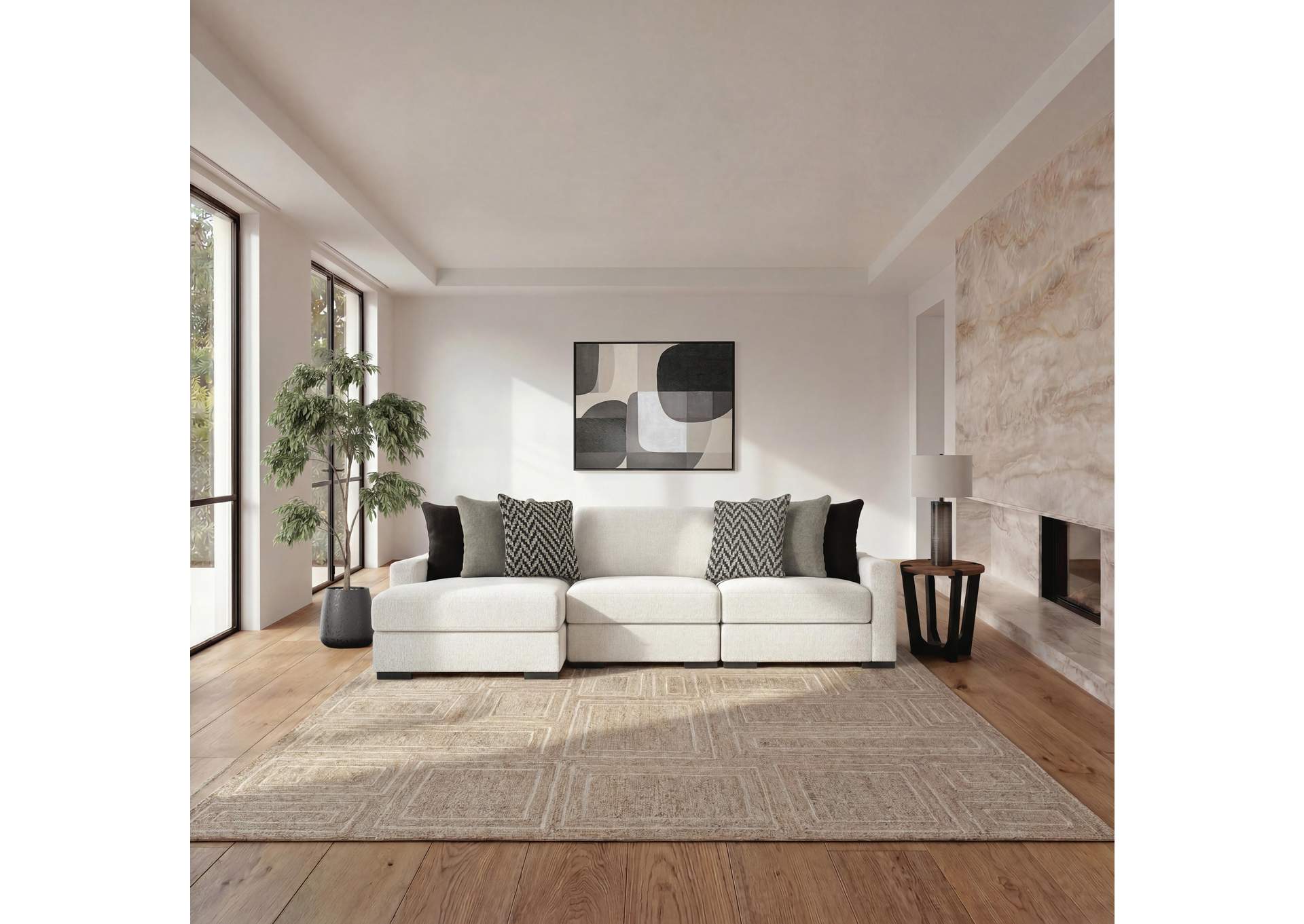 Elissa Court 3-Piece Sectional Sofa with Chaise image 4