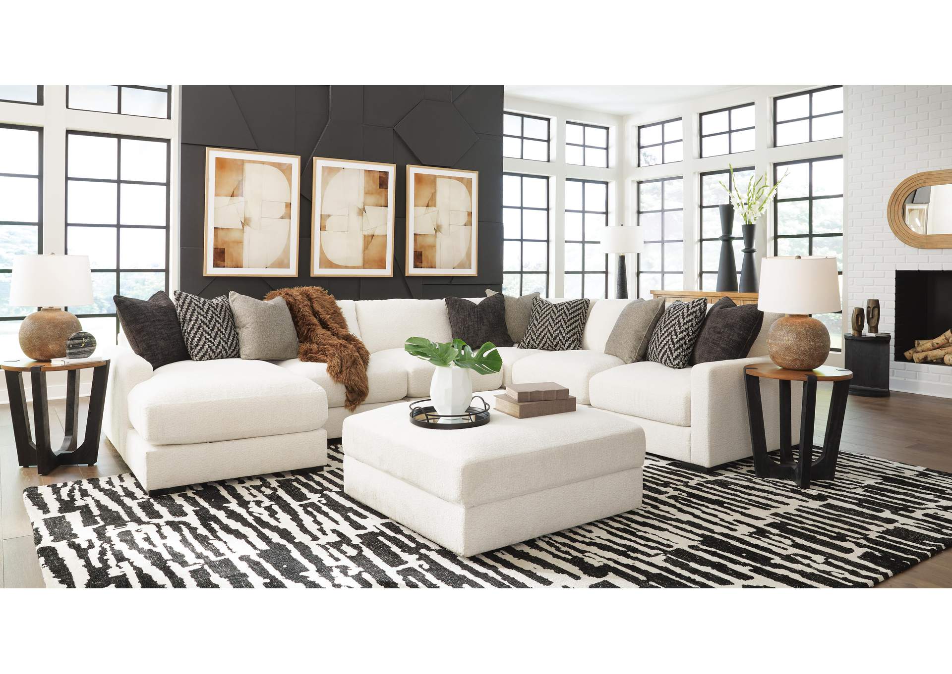 Elissa Court 6-Piece Sectional with Chaise image 3