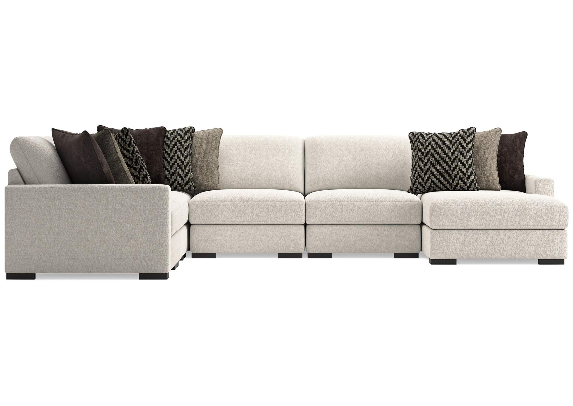 Elissa Court 6-Piece Sectional with Chaise image 2