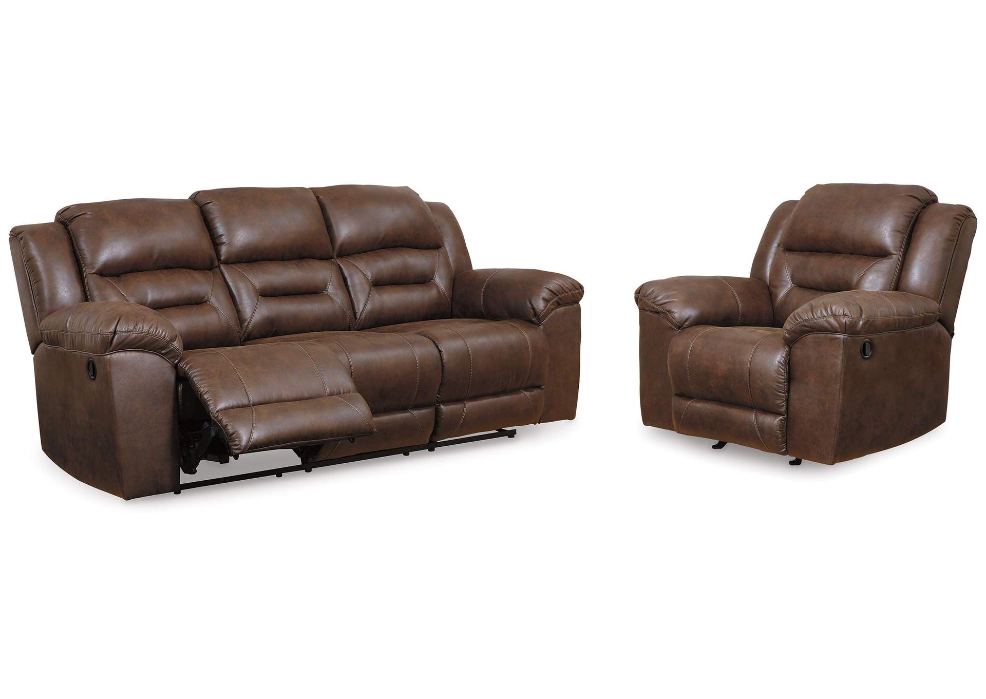 Stoneland Reclining Sofa and Recliner image 1