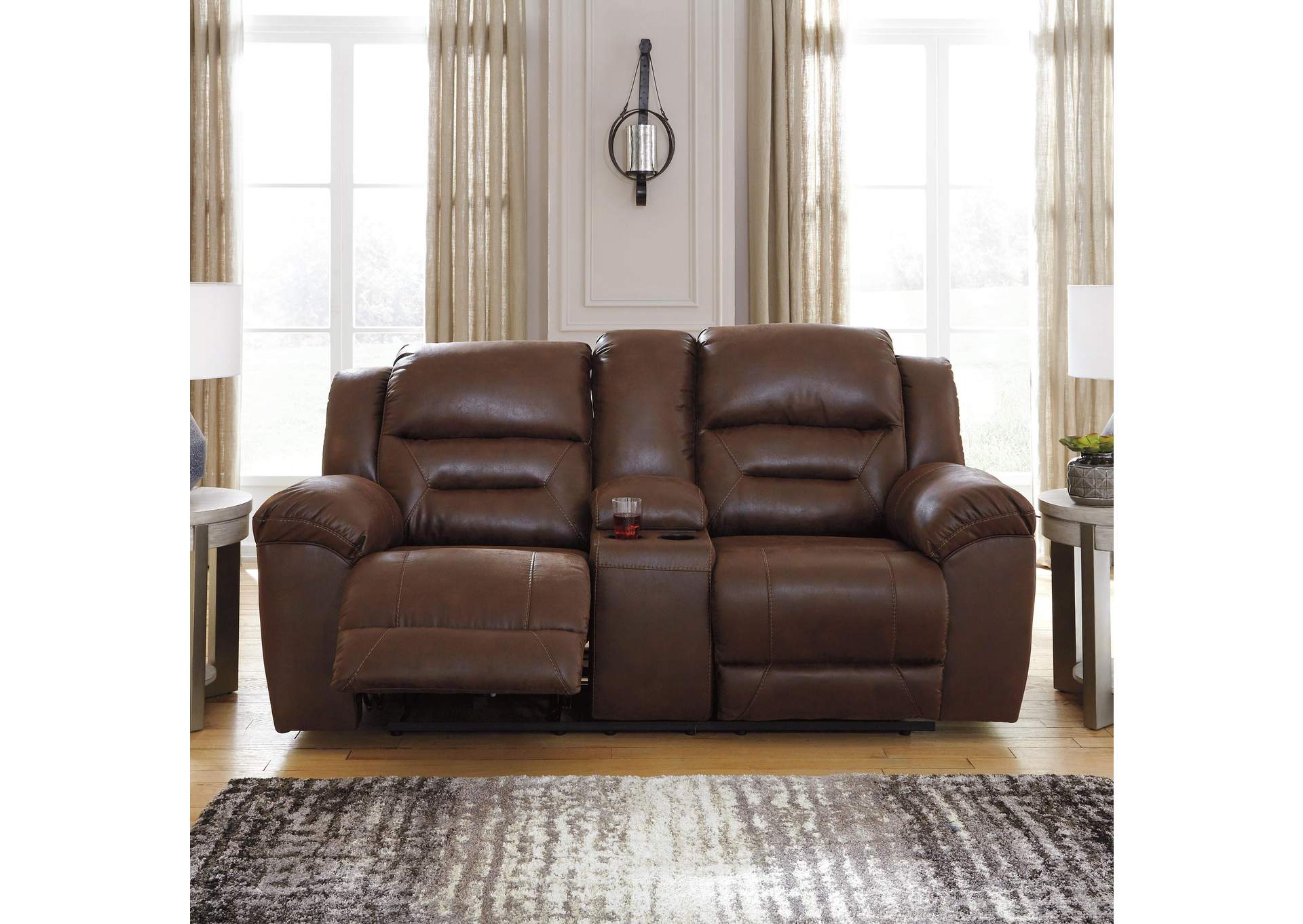 Stoneland Reclining Loveseat with Console image 12