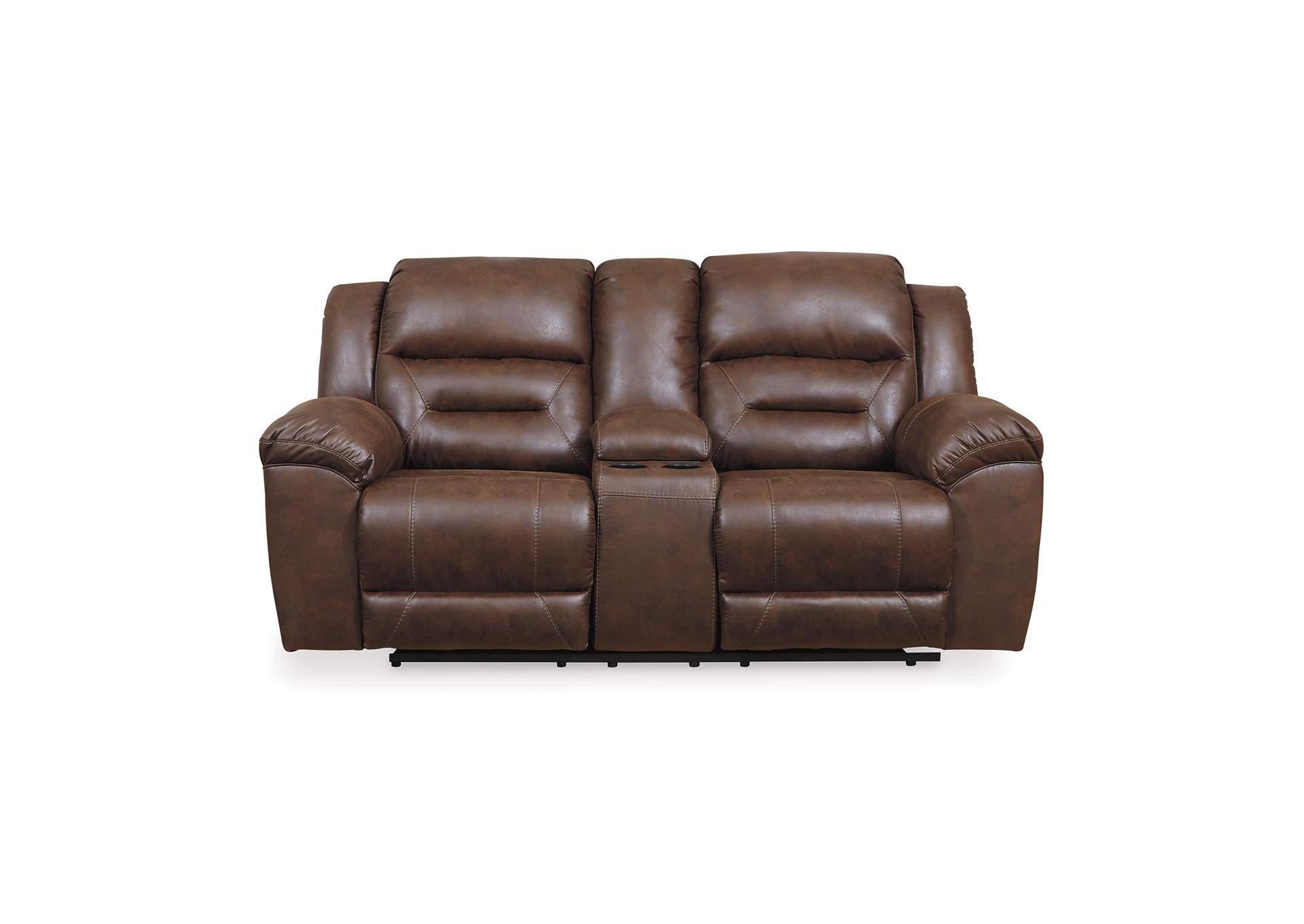 Stoneland Reclining Loveseat with Console image 2