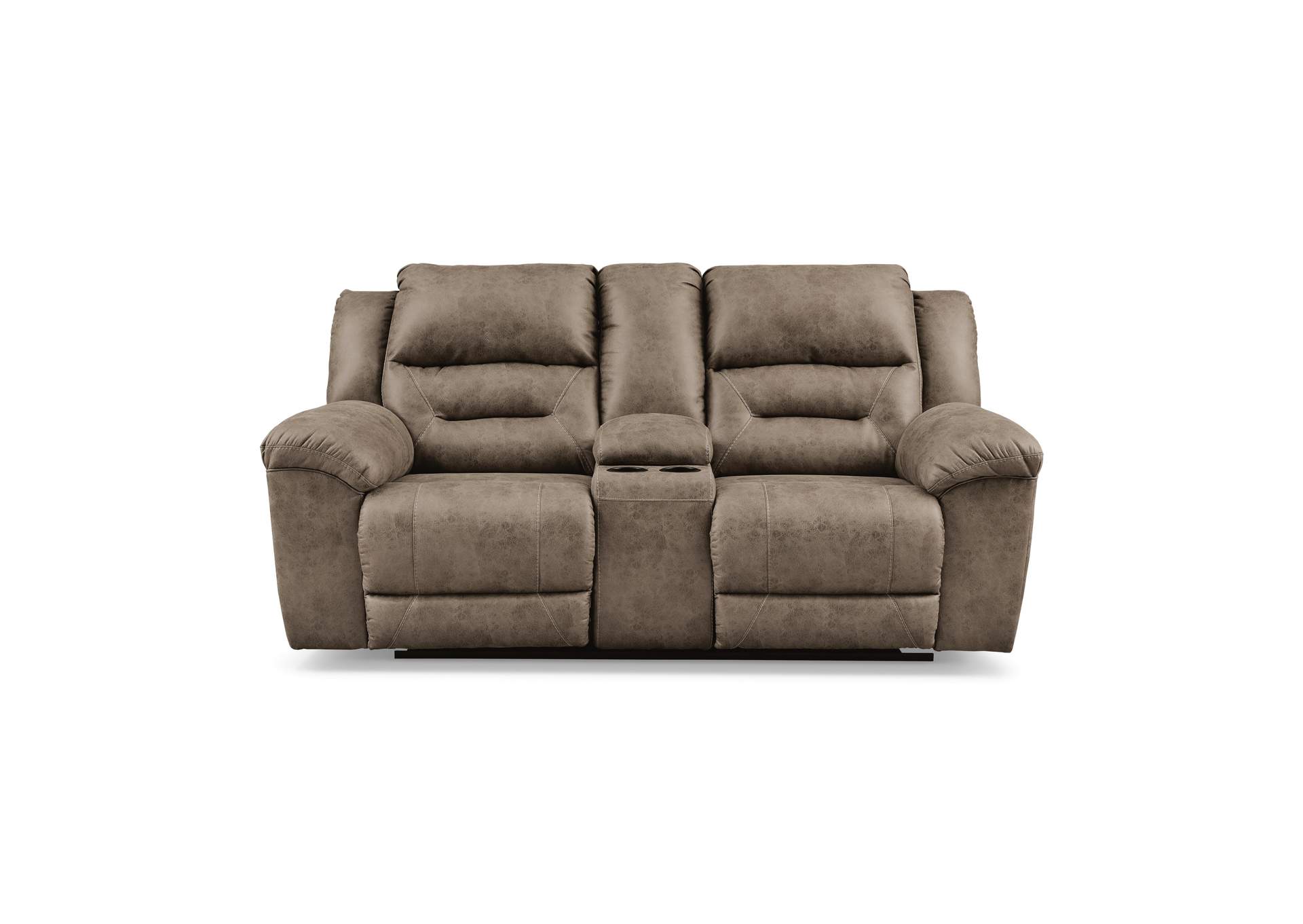 Stoneland Reclining Loveseat with Console image 2