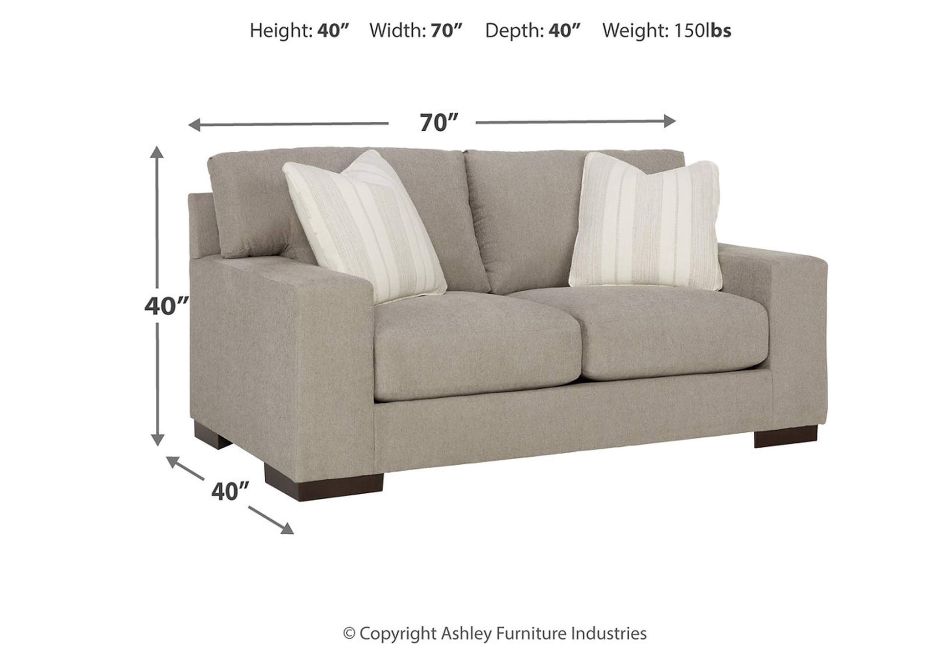 Elliston Canal Loveseat