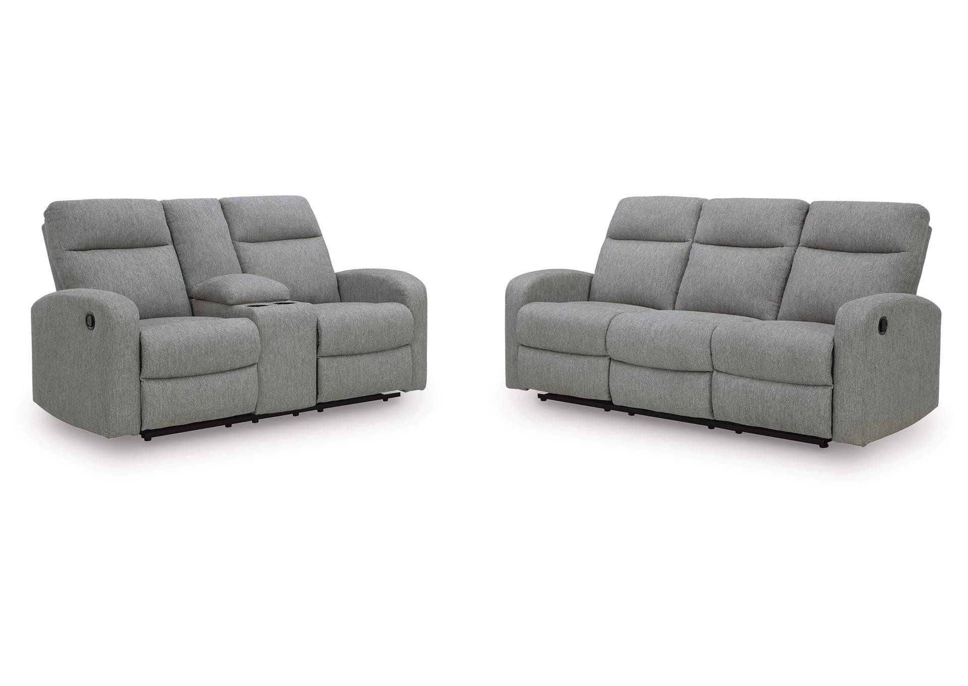 Gauntlet Reclining Sofa and Loveseat image 1