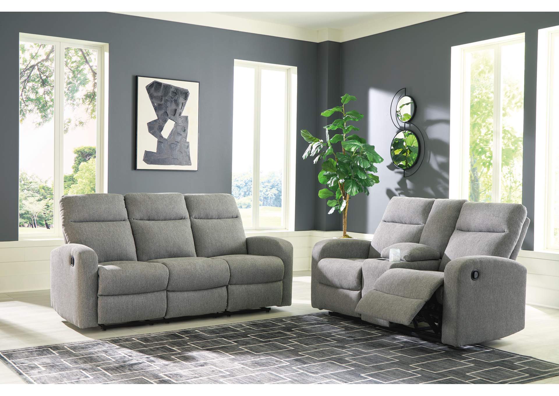 Gauntlet Reclining Sofa and Loveseat image 2