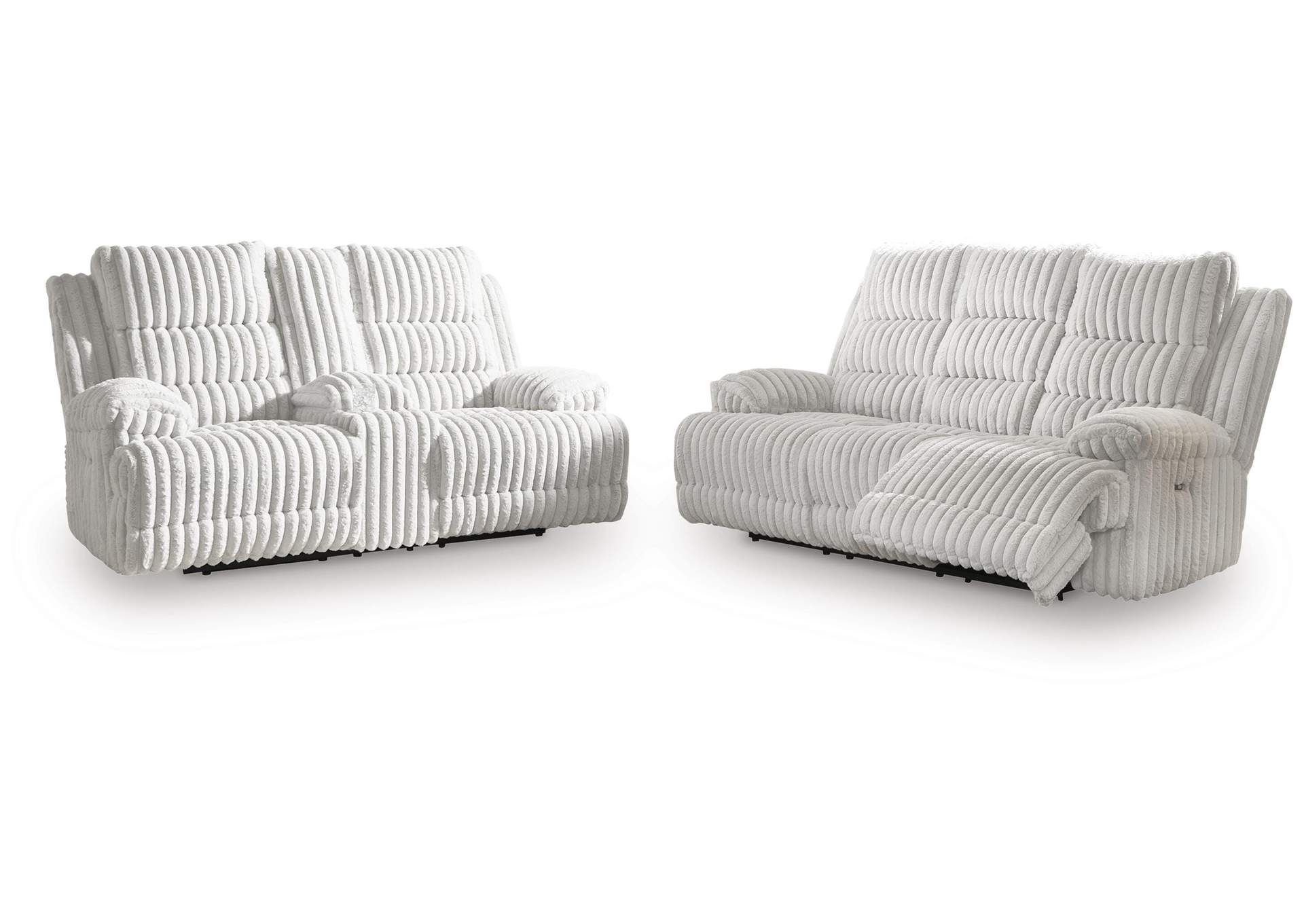 Rhines Falls Power Reclining Sofa and Loveseat image 1