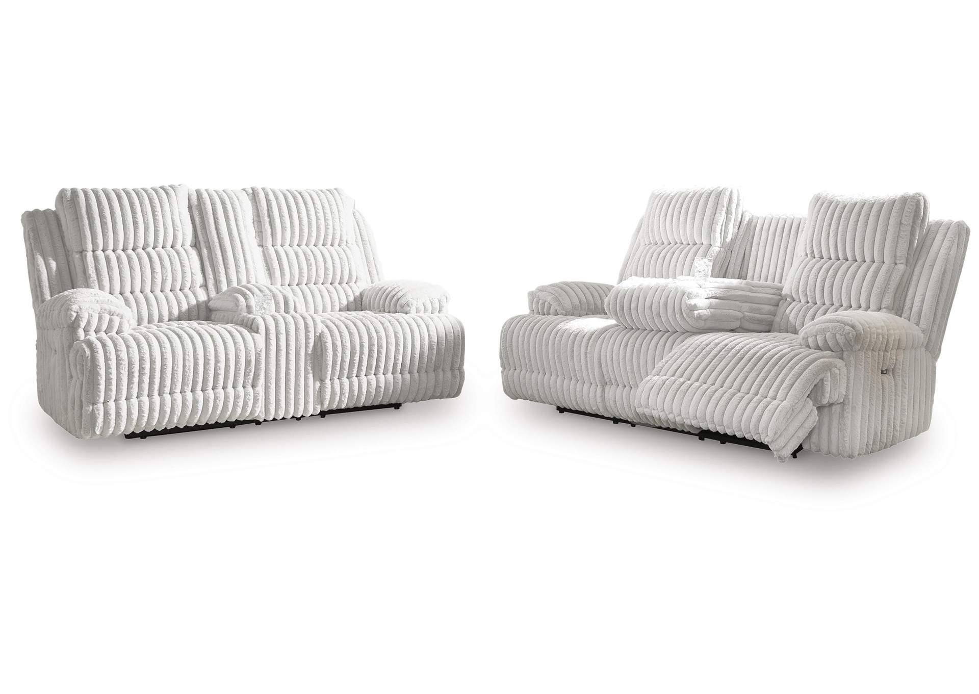 Technique Power Reclining Sofa and Loveseat Set image 3