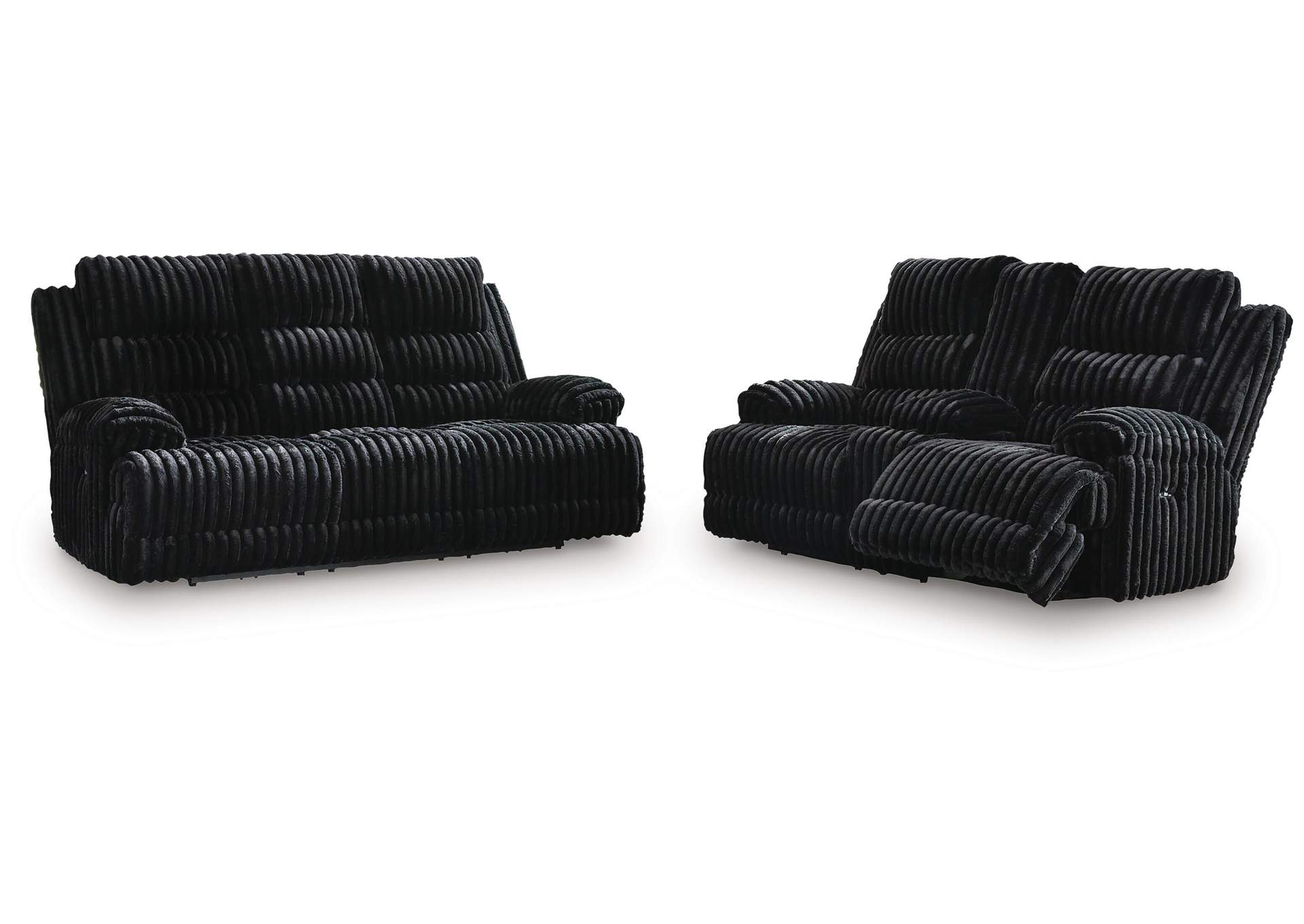 Rhine Falls Power Reclining Sofa and Loveseat image 1