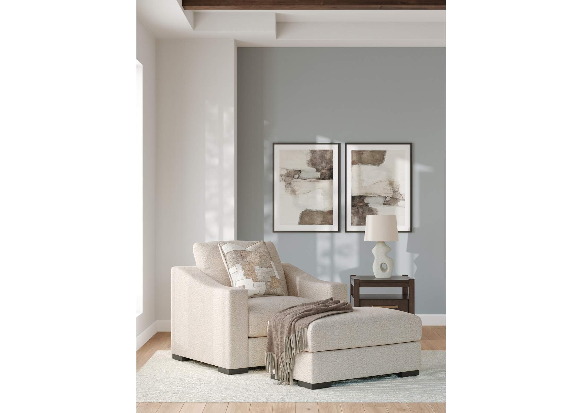 Tildan Chair and Ottoman image 16