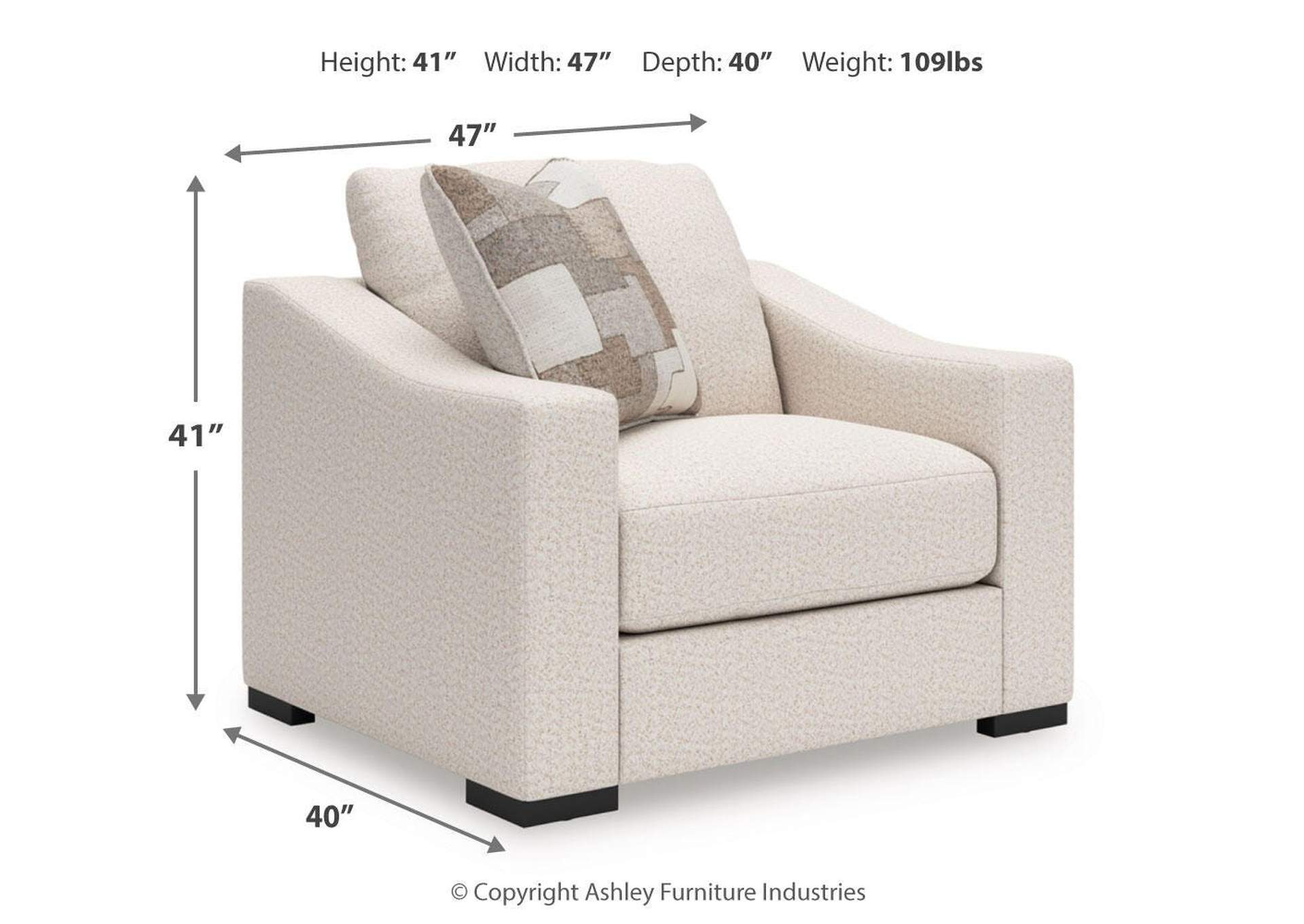 Tildan Chair and Ottoman image 5
