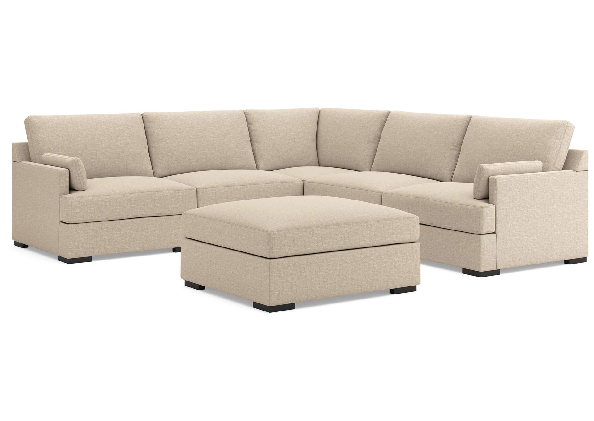 Regality 5-Piece Sectional with Ottoman image 1