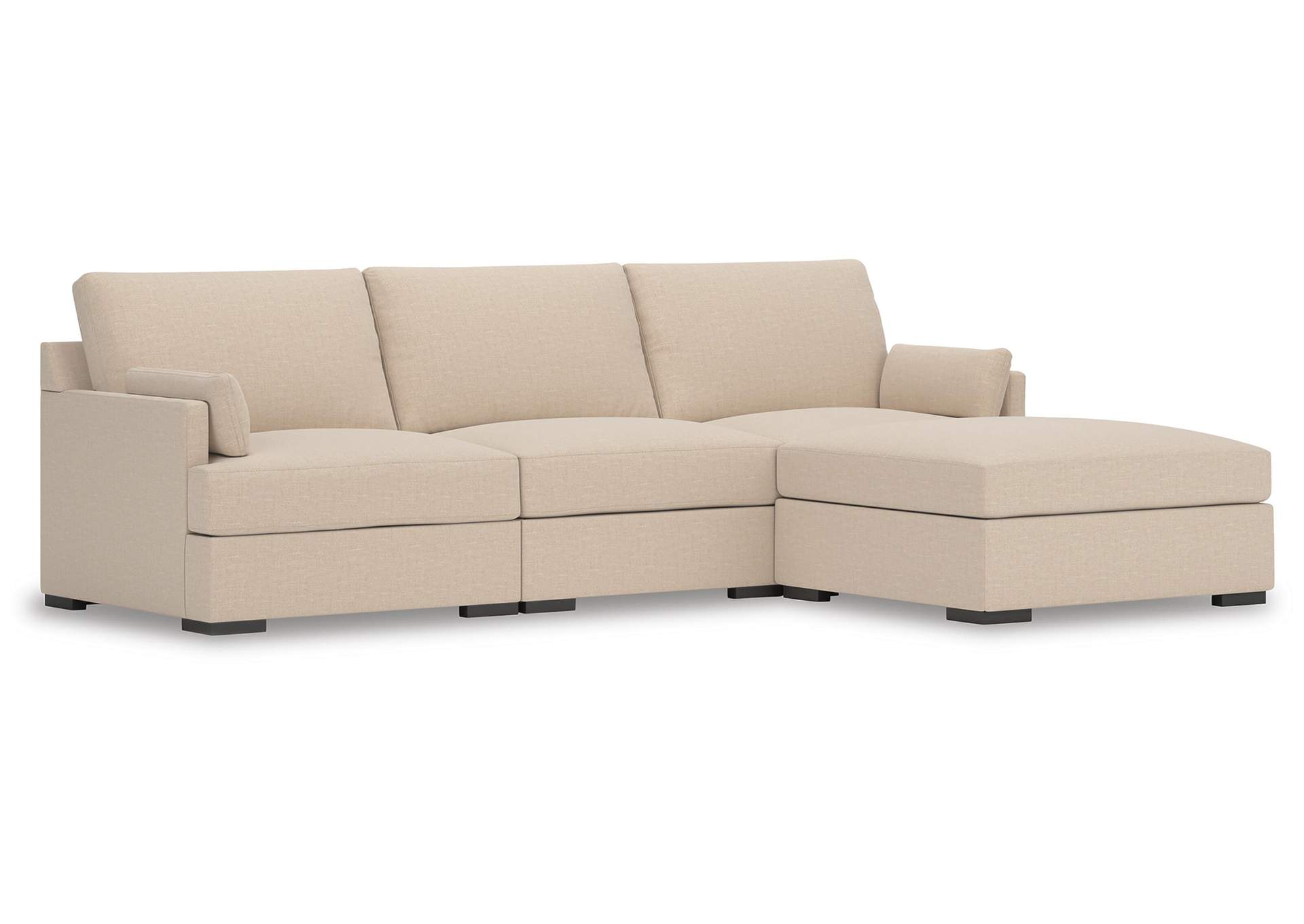 Regality 3-Piece Sectional with Ottoman image 1