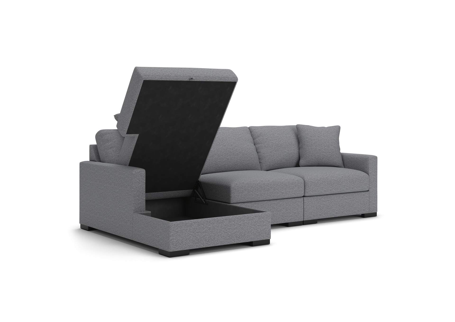 Omaha by Ashley 3-Piece Sectional Sofa Storage Chaise image 6