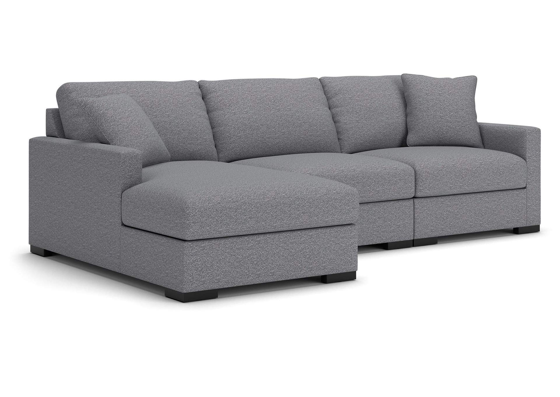 Omaha by Ashley 3-Piece Sectional Sofa Storage Chaise image 1
