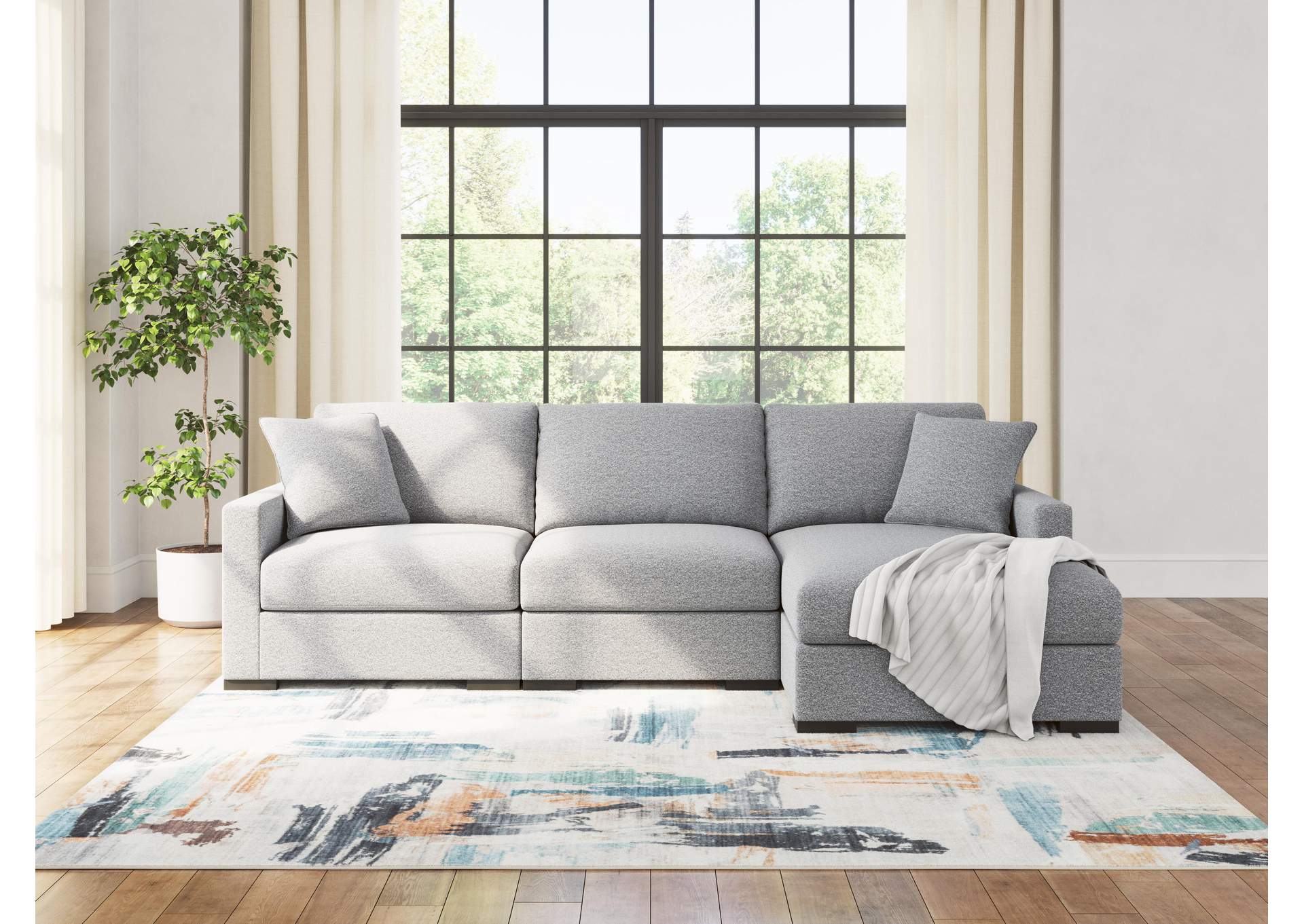 Omaha by Ashley 3-Piece Sectional with Chaise image 2