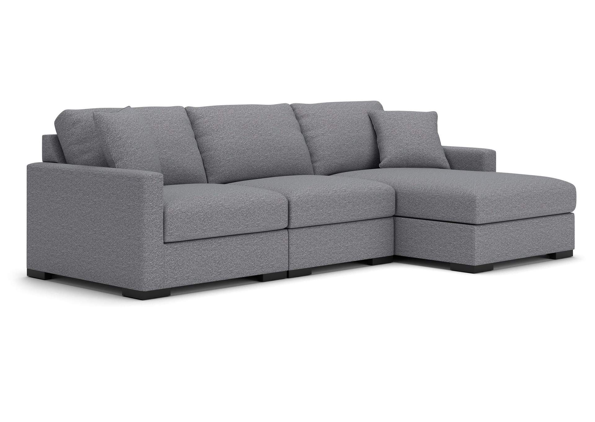 Omaha by Ashley 3-Piece Sectional Sofa Storage Chaise image 1