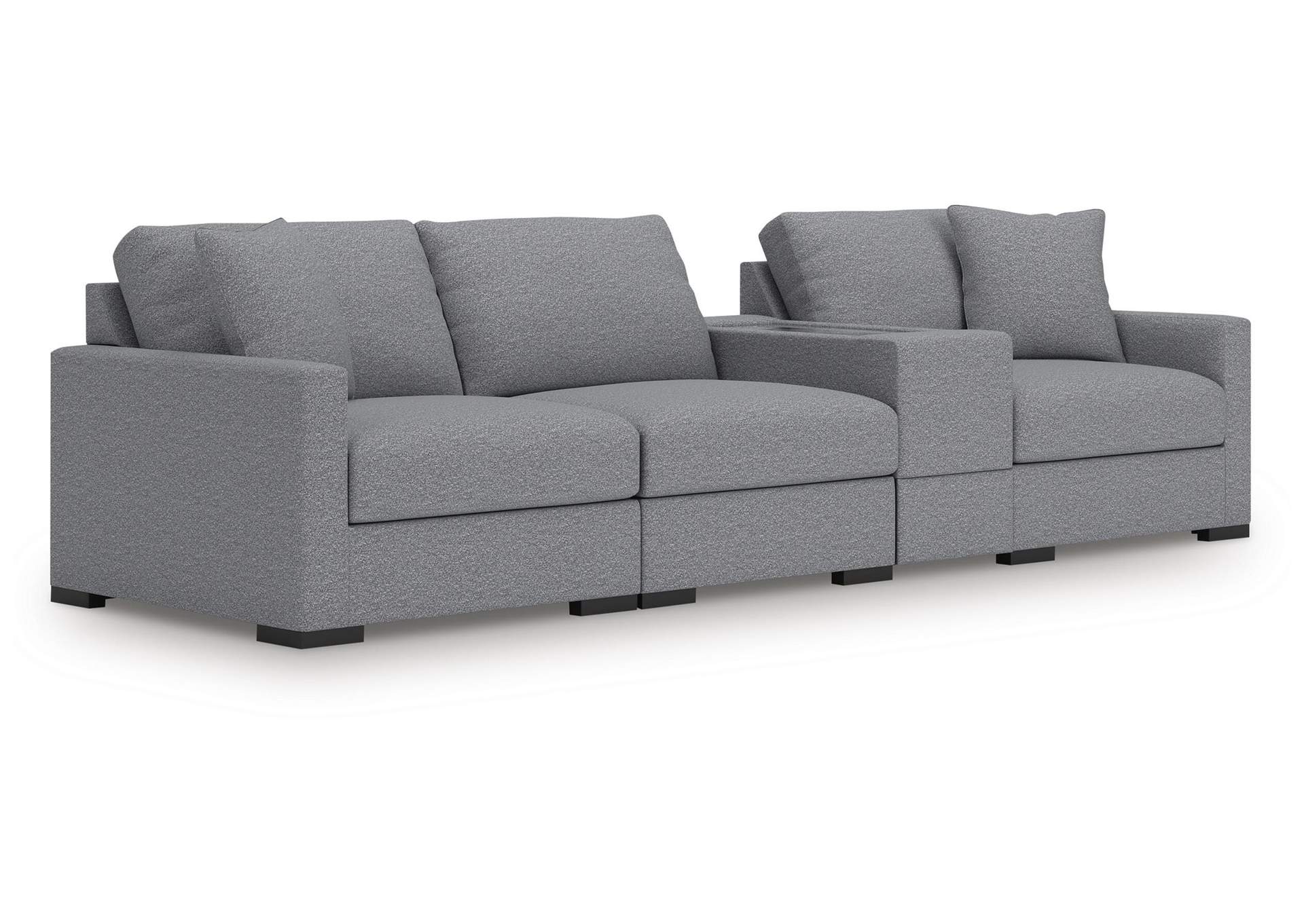 Omaha by Ashley 4-Piece Sectional with Storage Console image 1