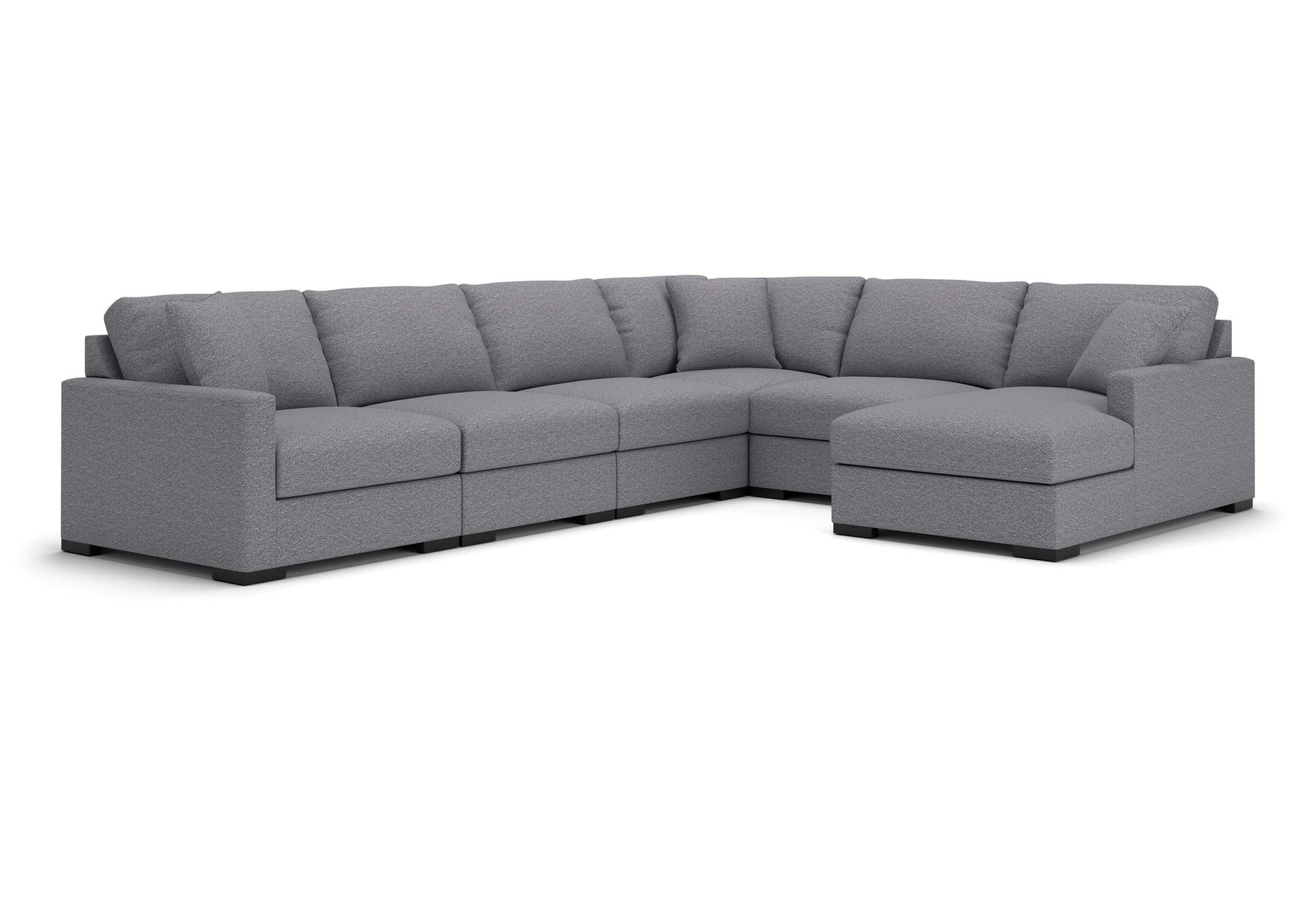 Omaha by Ashley 6-Piece Sectional with Storage Chaise image 3